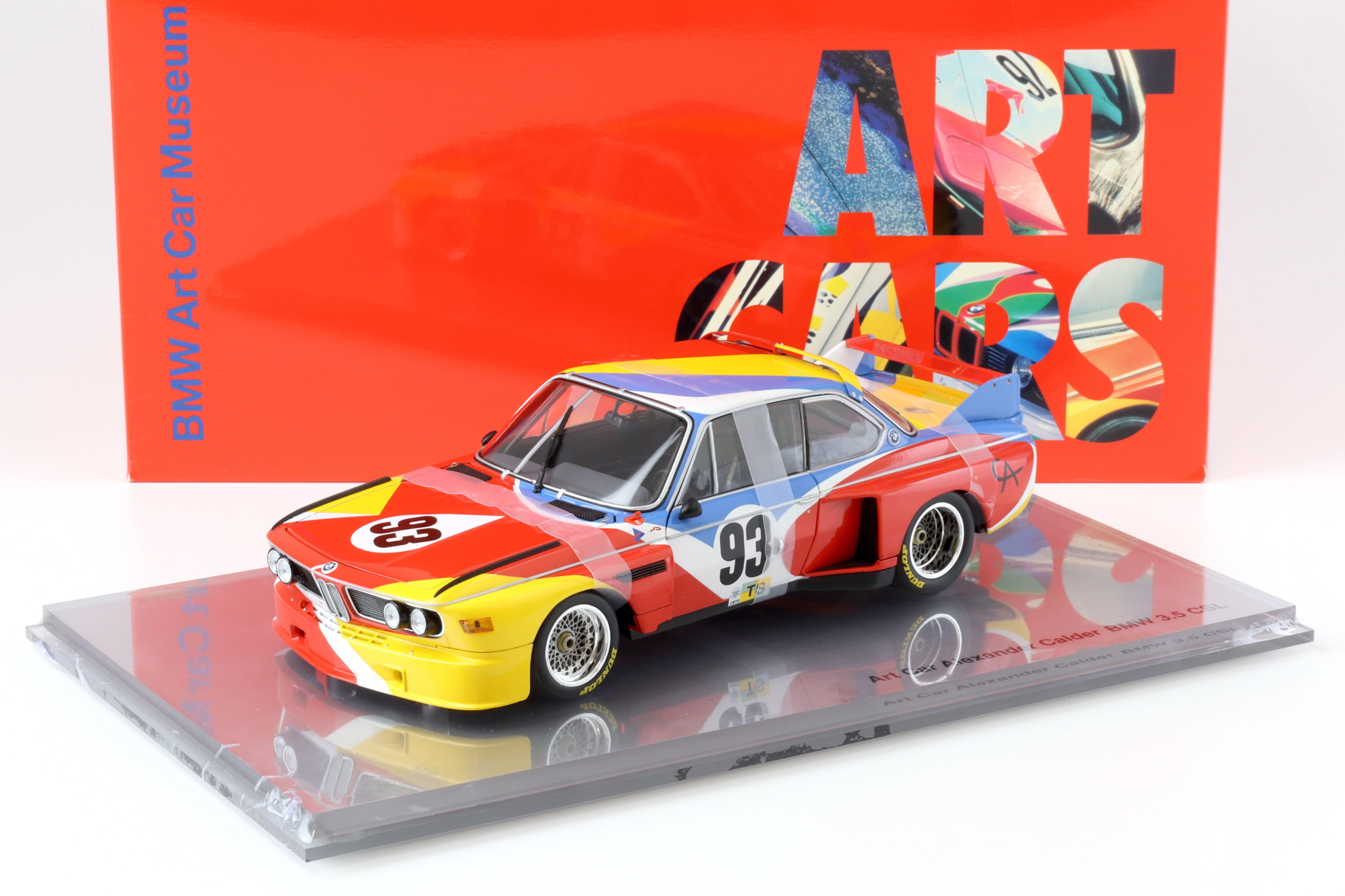 1:18 Minichamps BMW 3.0 CSL Alexander Calder ART CAR DEALER VERSION