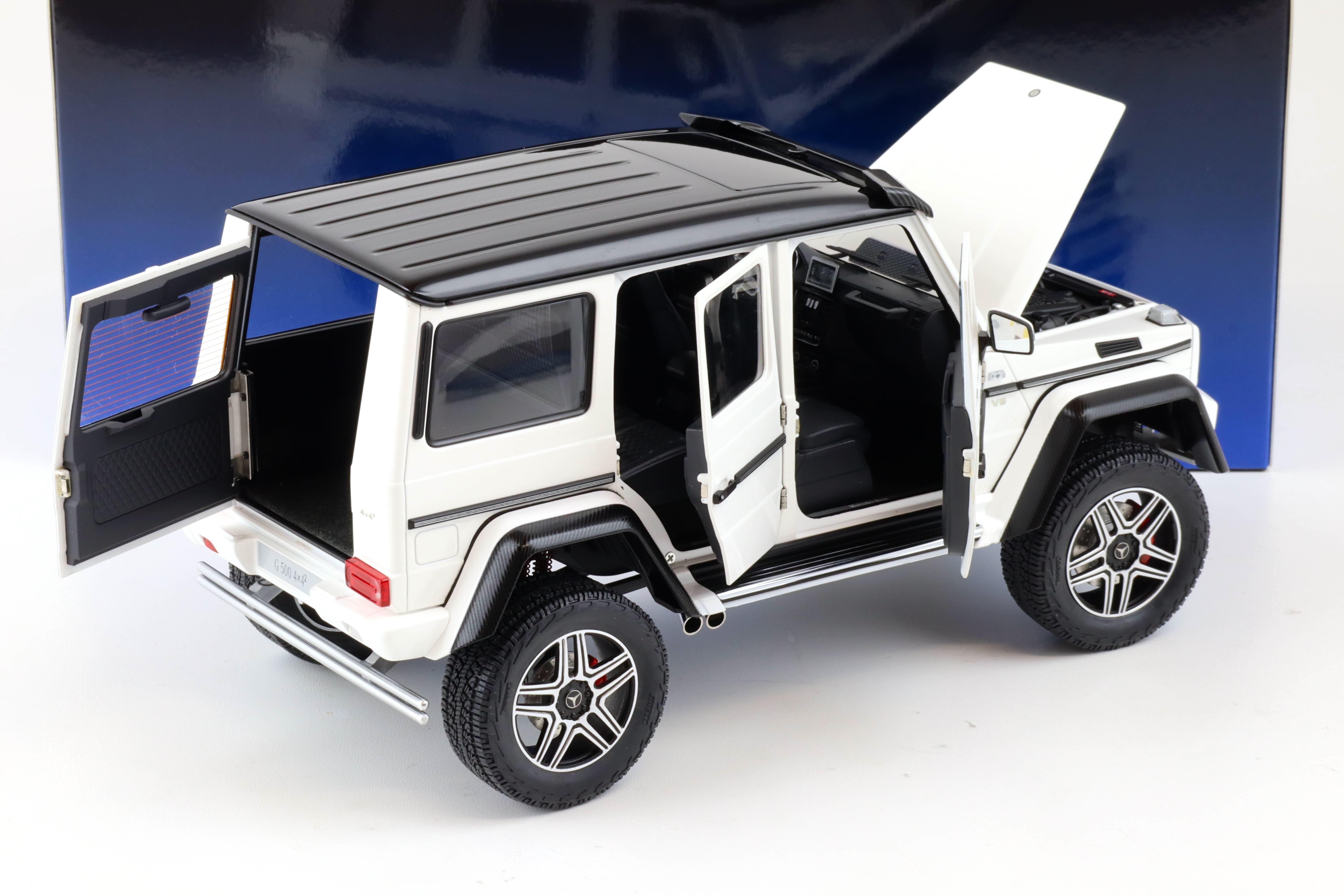 1:18 AUTOart Mercedes G500 4×4² G-Klasse Gloss white 76316