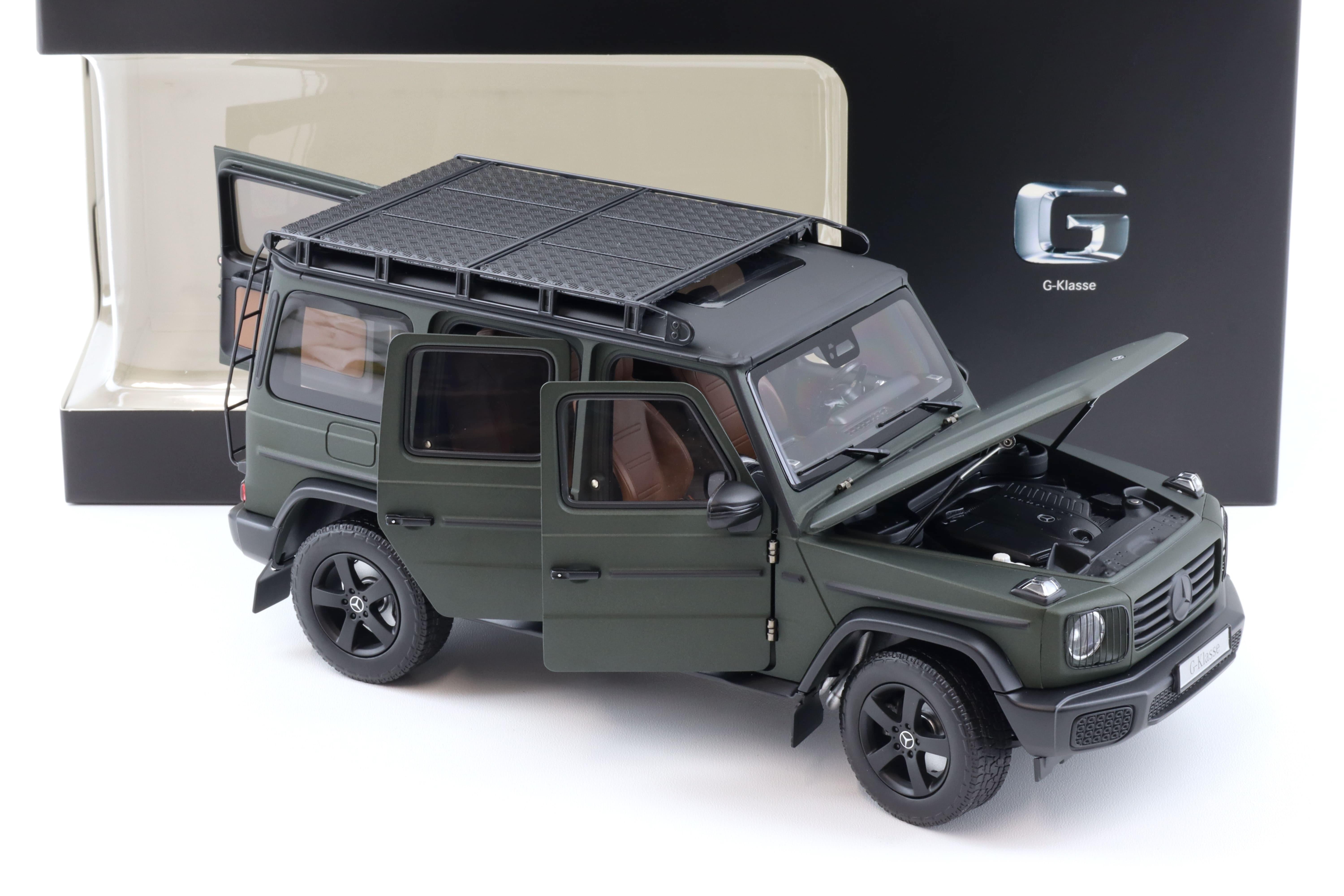 1:18 Norev Mercedes G-Klasse G500 Professional Line W463 oliv magno 2024 DEALER VERSION