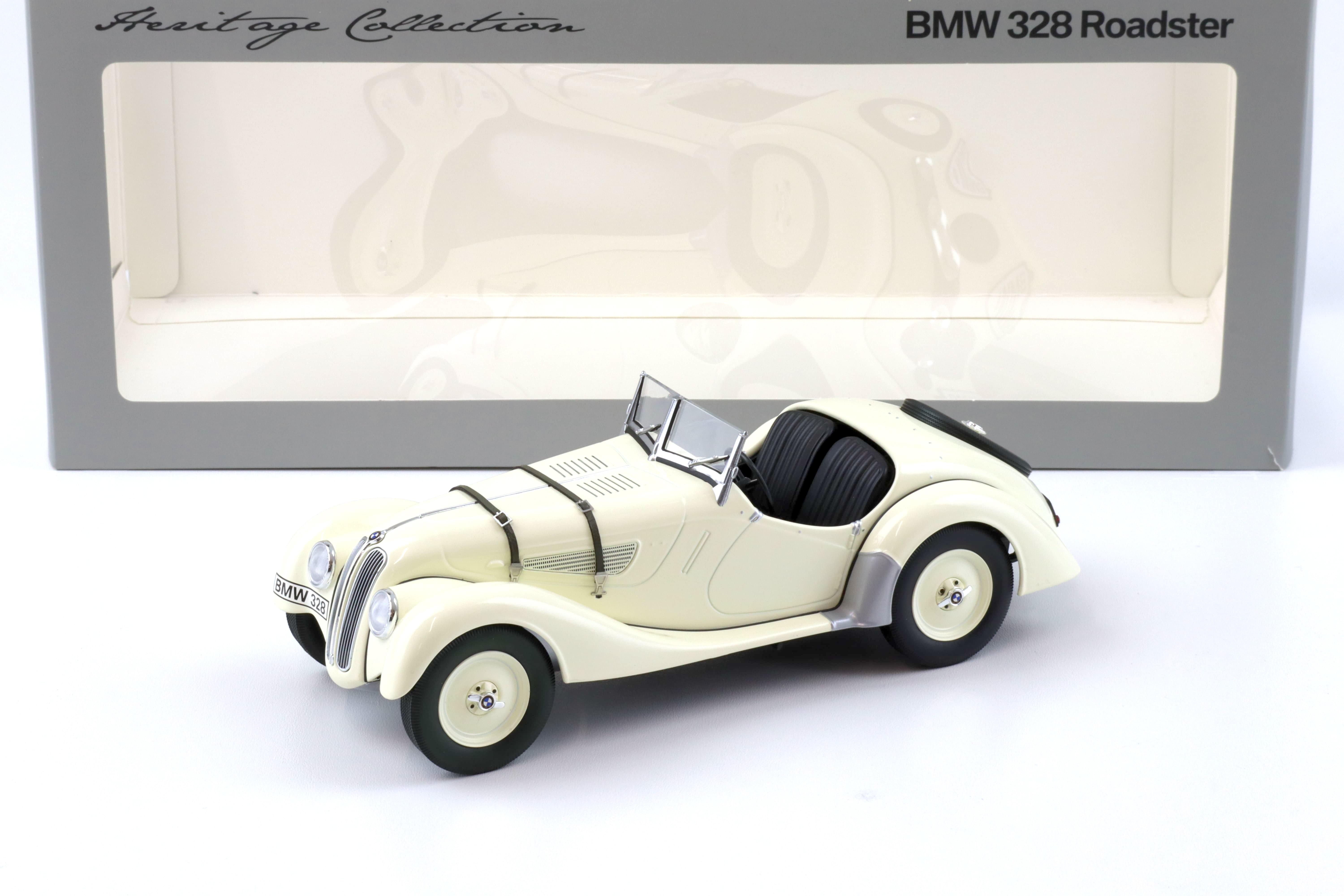 1:18 Minichamps BMW 328 Roadster 1936-1940 white Heritage DEALER VERSION