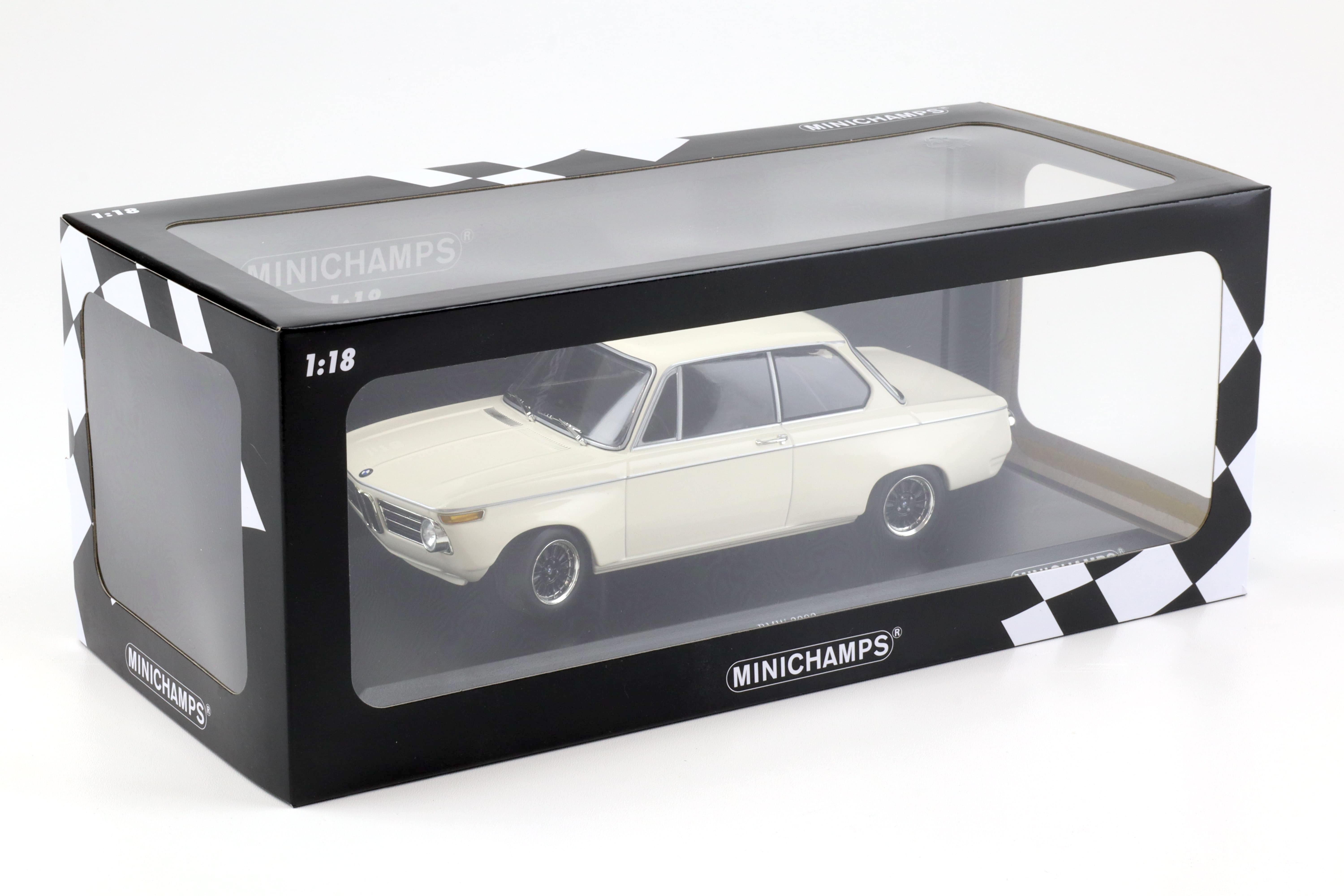 1:18 Minichamps BMW 2002 Motorsport Version Plain Body white 1970