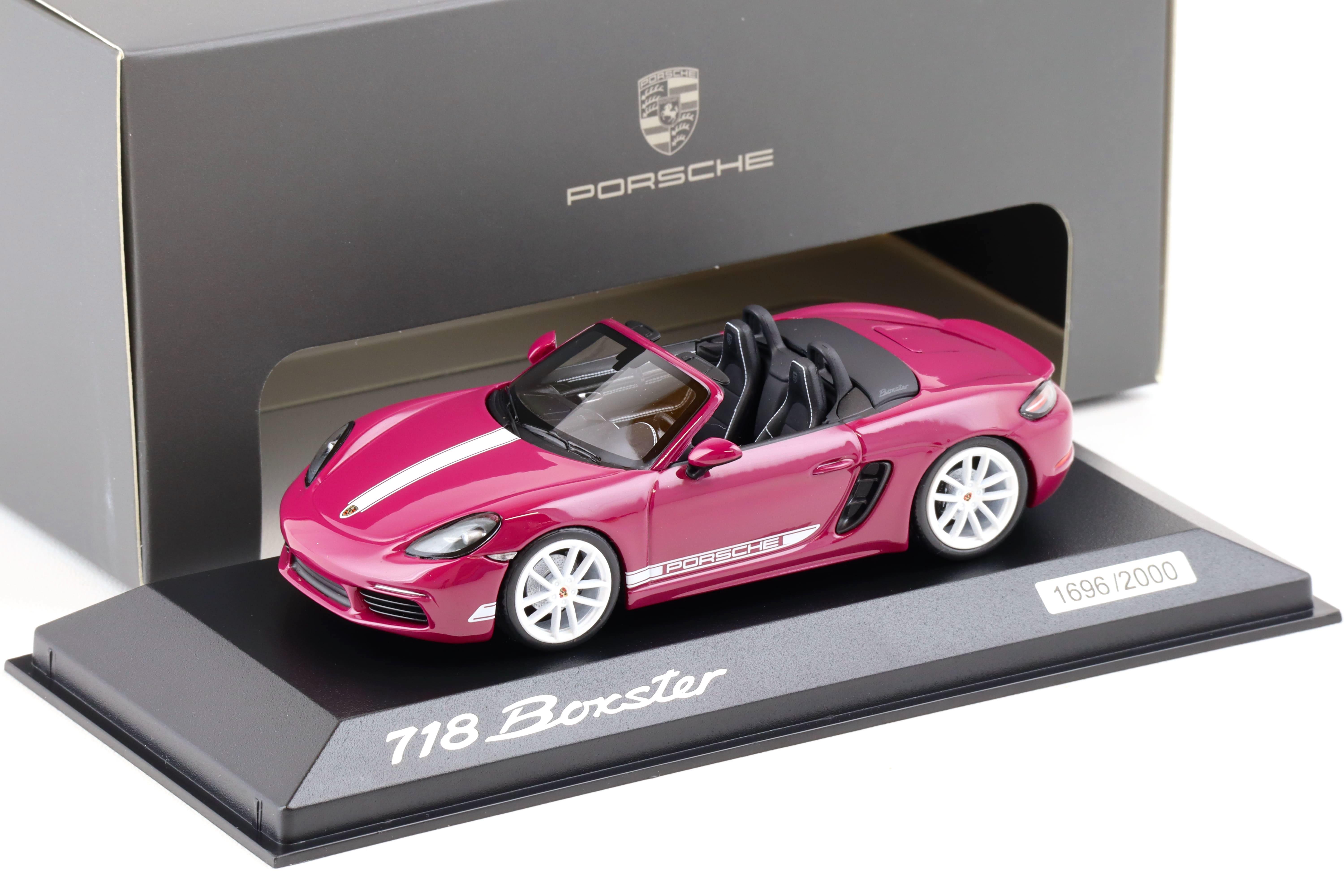 1:43 Minichamps Porsche 718 Boxster 982 Style Edition Rubystone red WAP DEALER