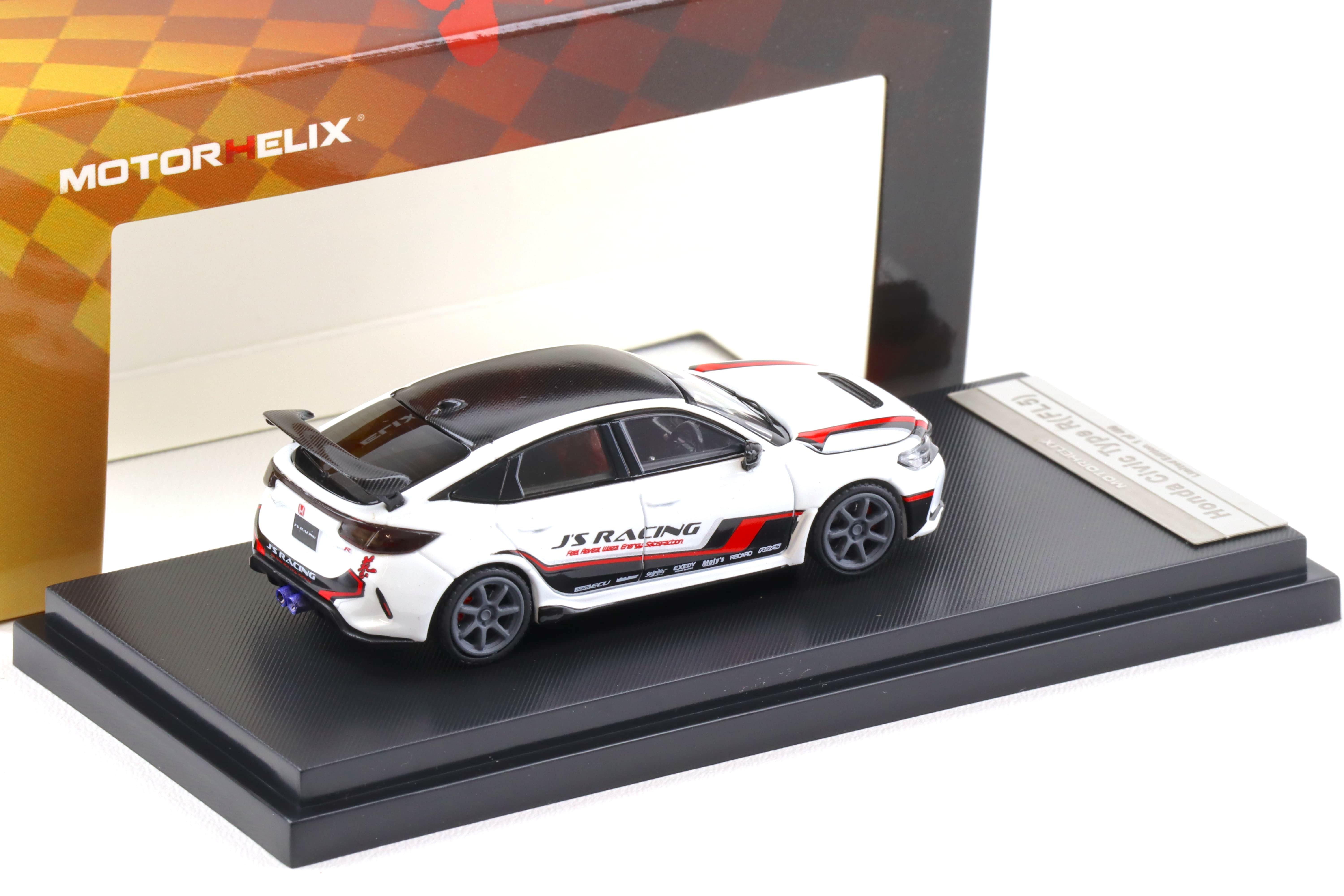 1:64 Motorhelix Honda Civic Type R (FL5) J'S Racing white pearl M65317