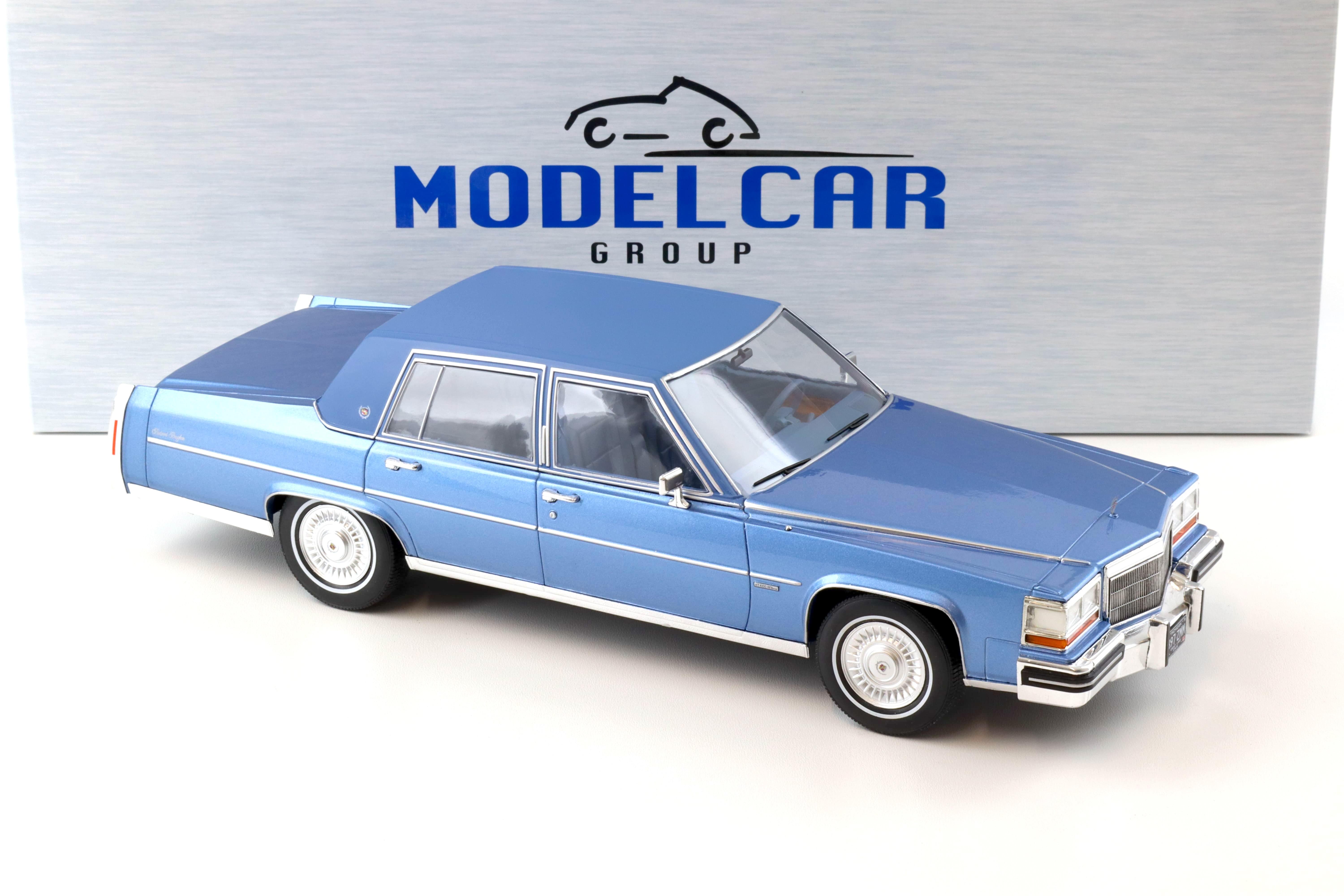 1:18 MCG 1982 Cadillac Fleetwood Brougham blue metallic