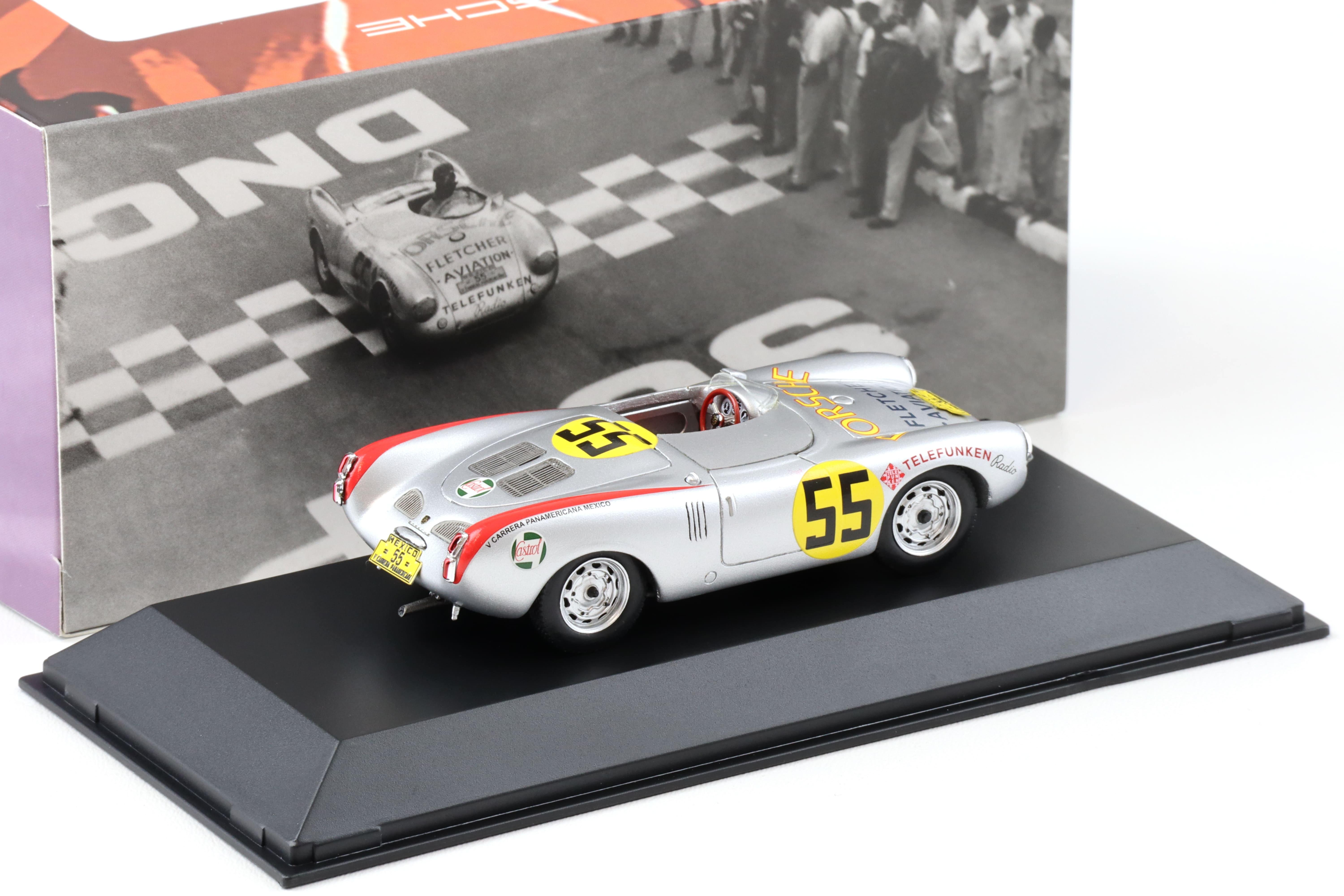 1:43 Spark Porsche 550 Spyder Carrera Panamericana 1954 #55 MAP Porsche Museum