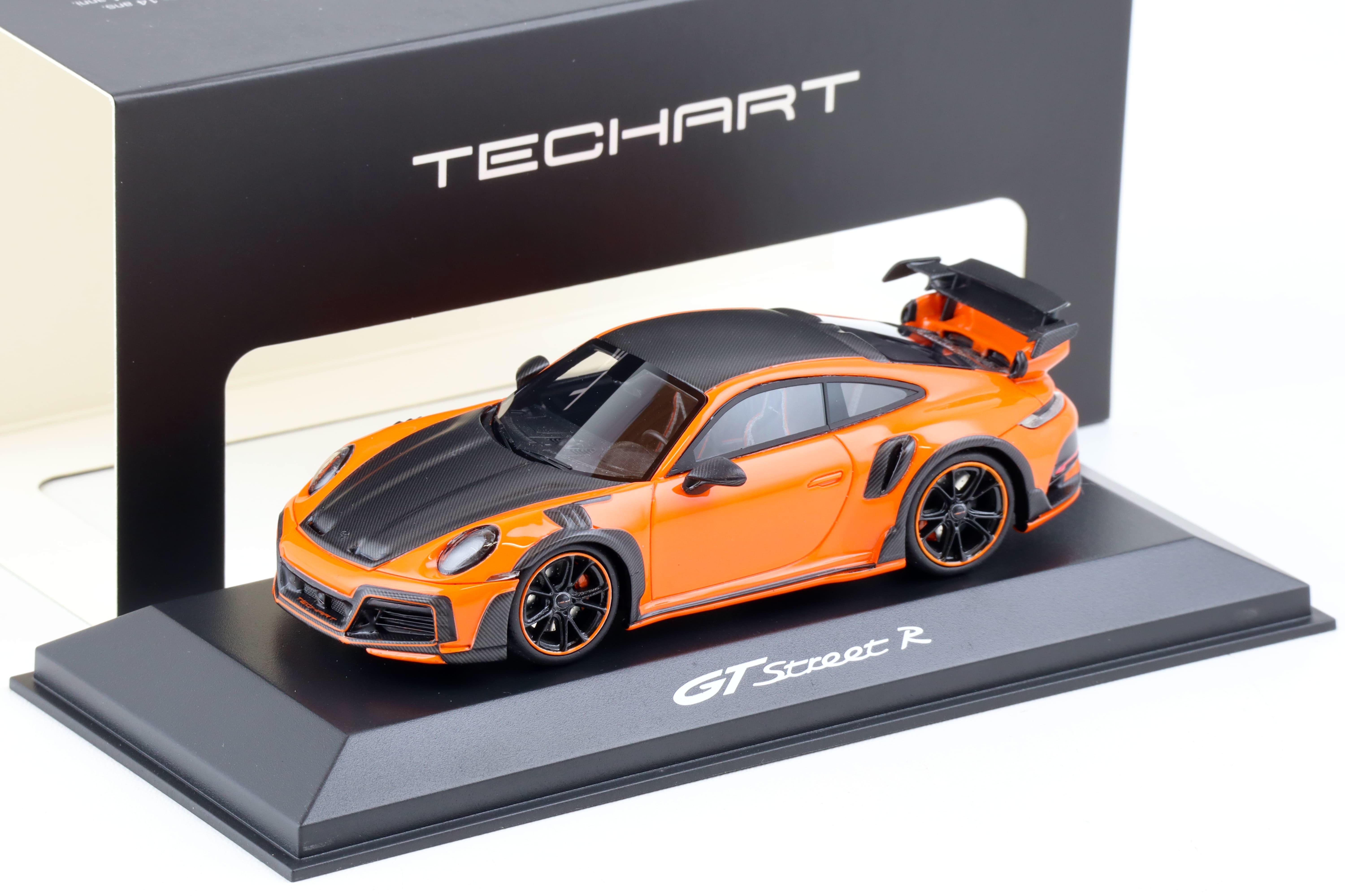1:43 TECHART Collection Porsche 911 (992) Techart GTStreet R Coupe Gulf orange