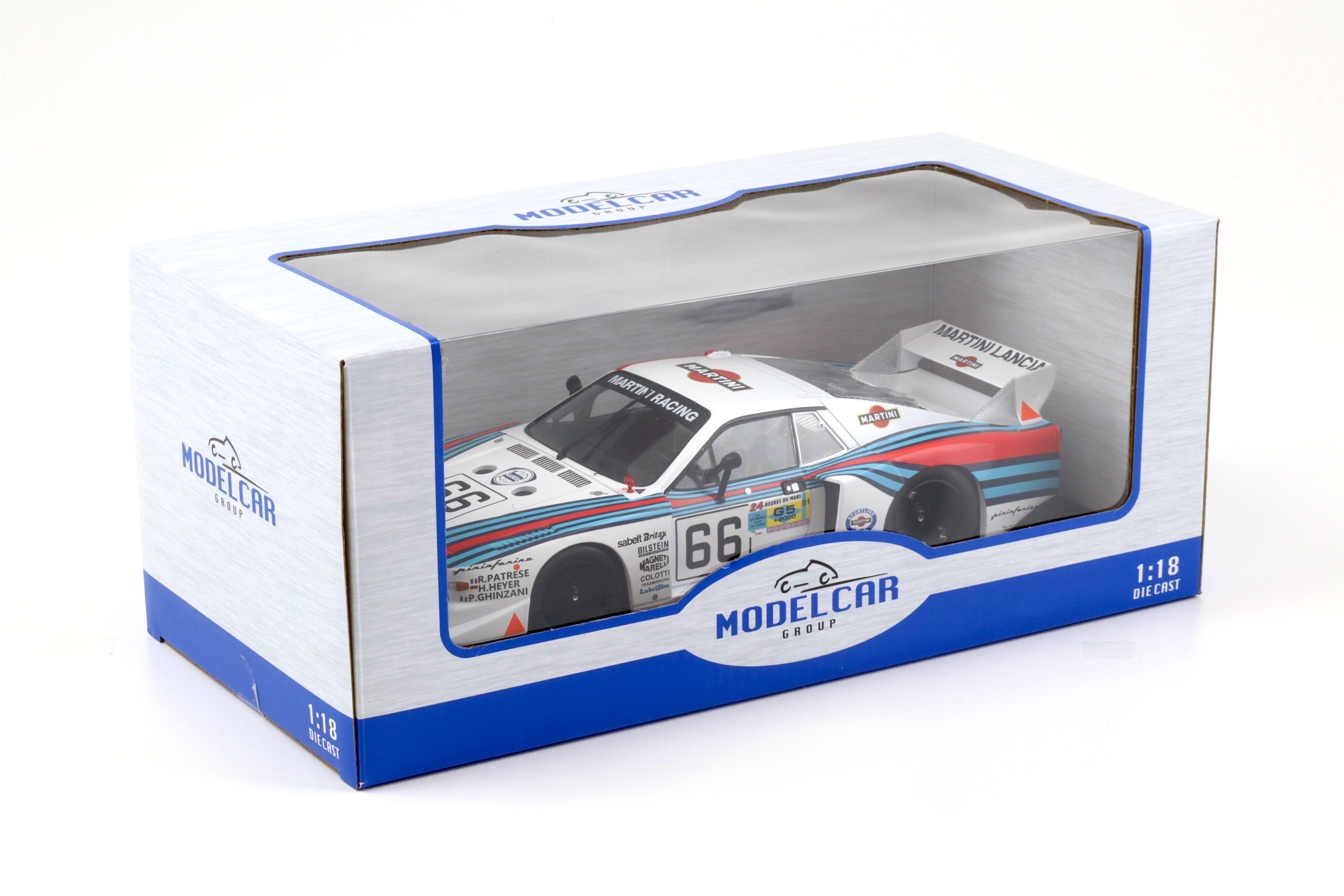 1:18 MCG Lancia Beta Monte Carlo Gr.5 - 24h Le Mans 1981 Martini Patrese #66