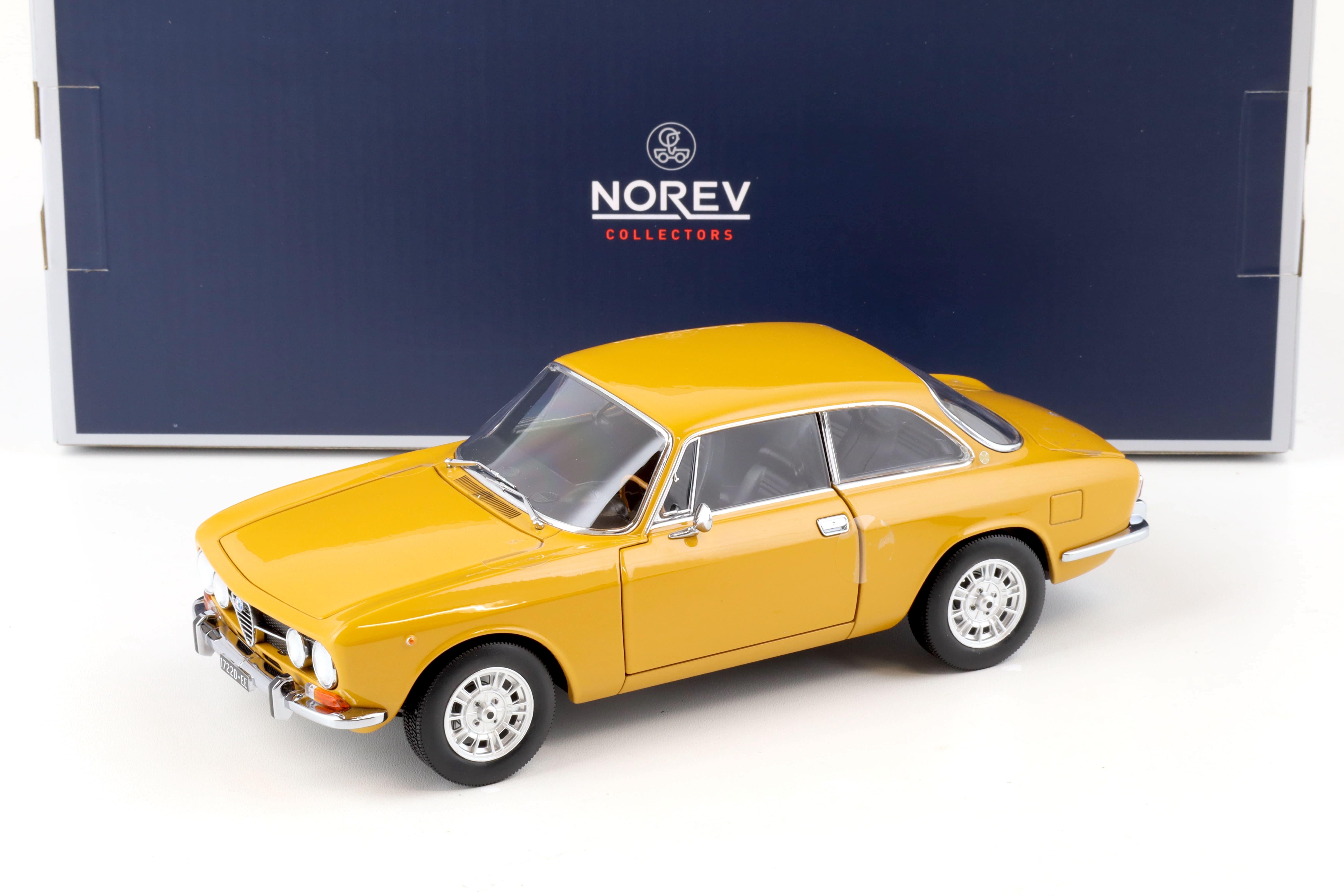 1:18 Norev 1970 Alfa Romeo 1750 GTV Coupe yellow