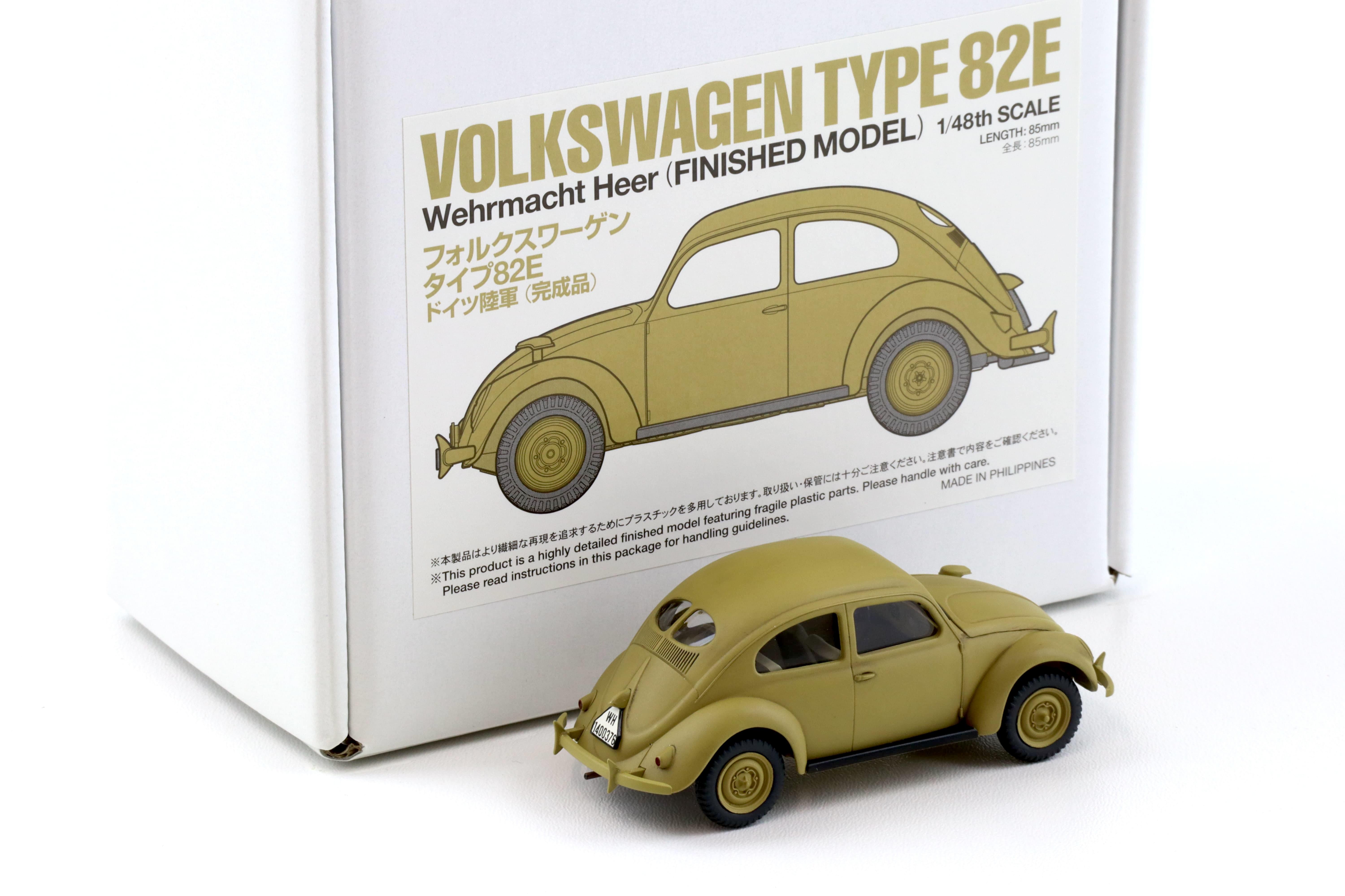 1:48 Ebbro X Tamiya Build Model VW Type 82E Wehrmacht Heer beige