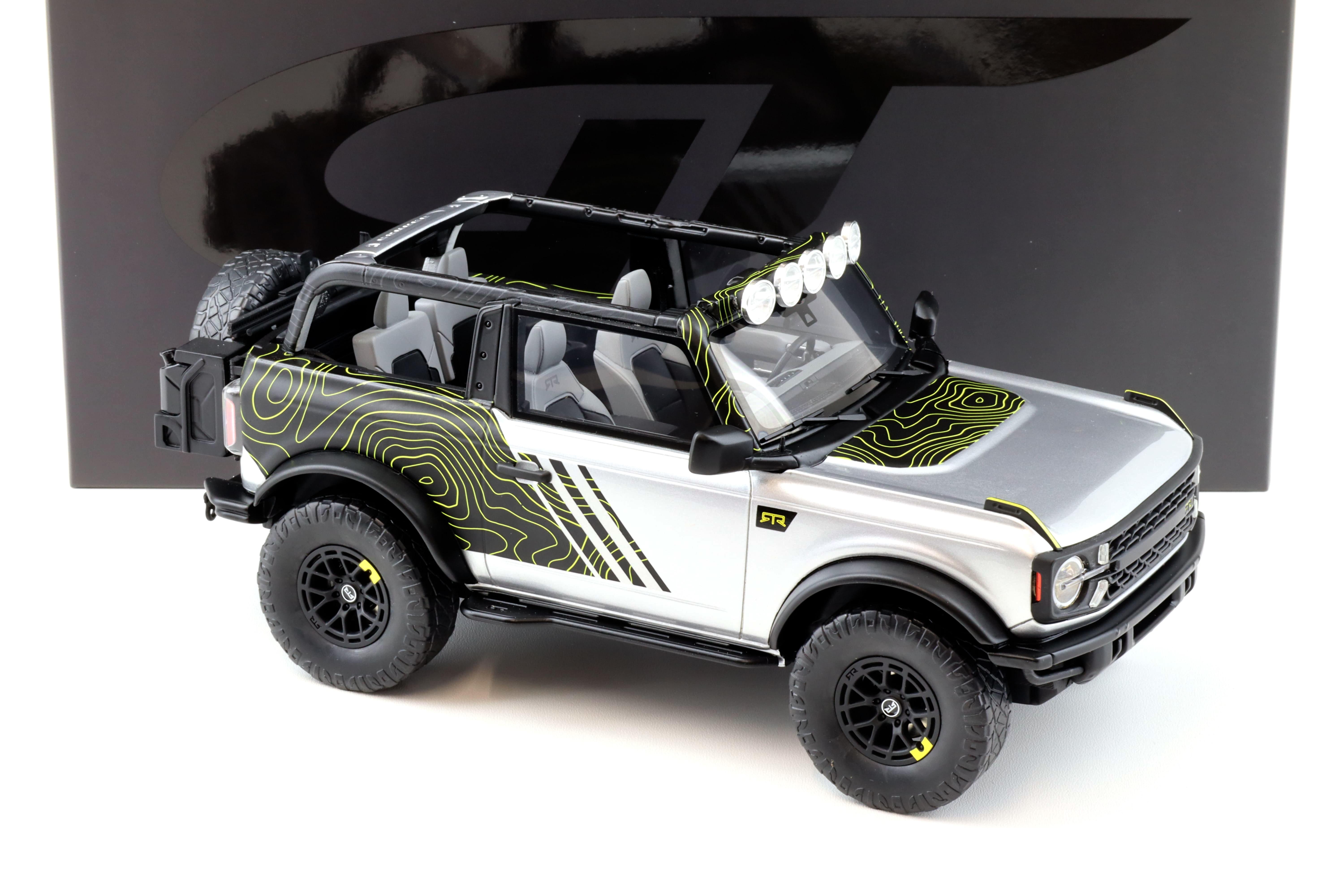 1:18 GT Spirit GT404 Ford Bronco by RTR 2022 iconic silver/ green