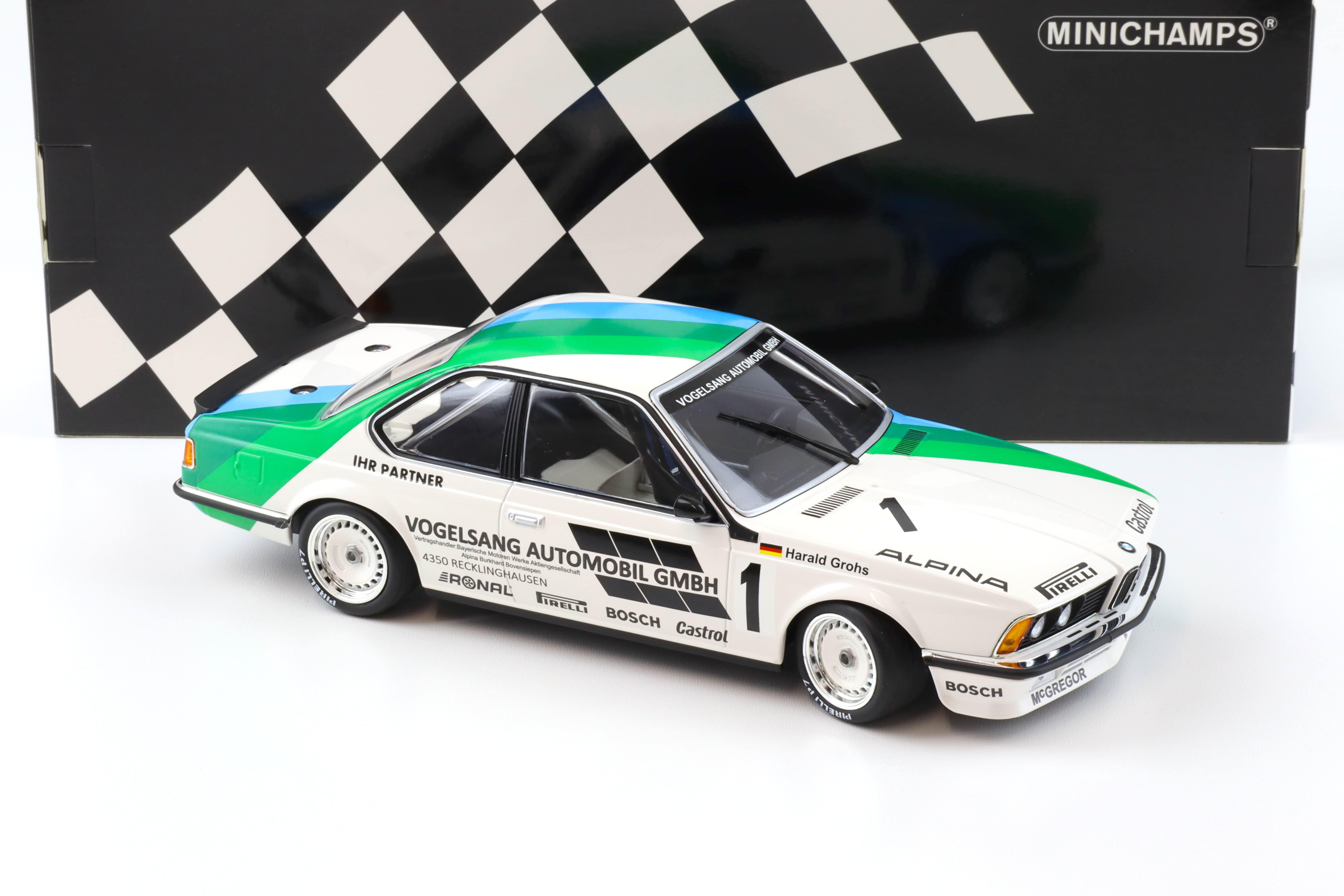 1:18 Minichamps BMW 635 CSI Vogelsang Grohs Winner Bergischer Löwe Zolder 1984