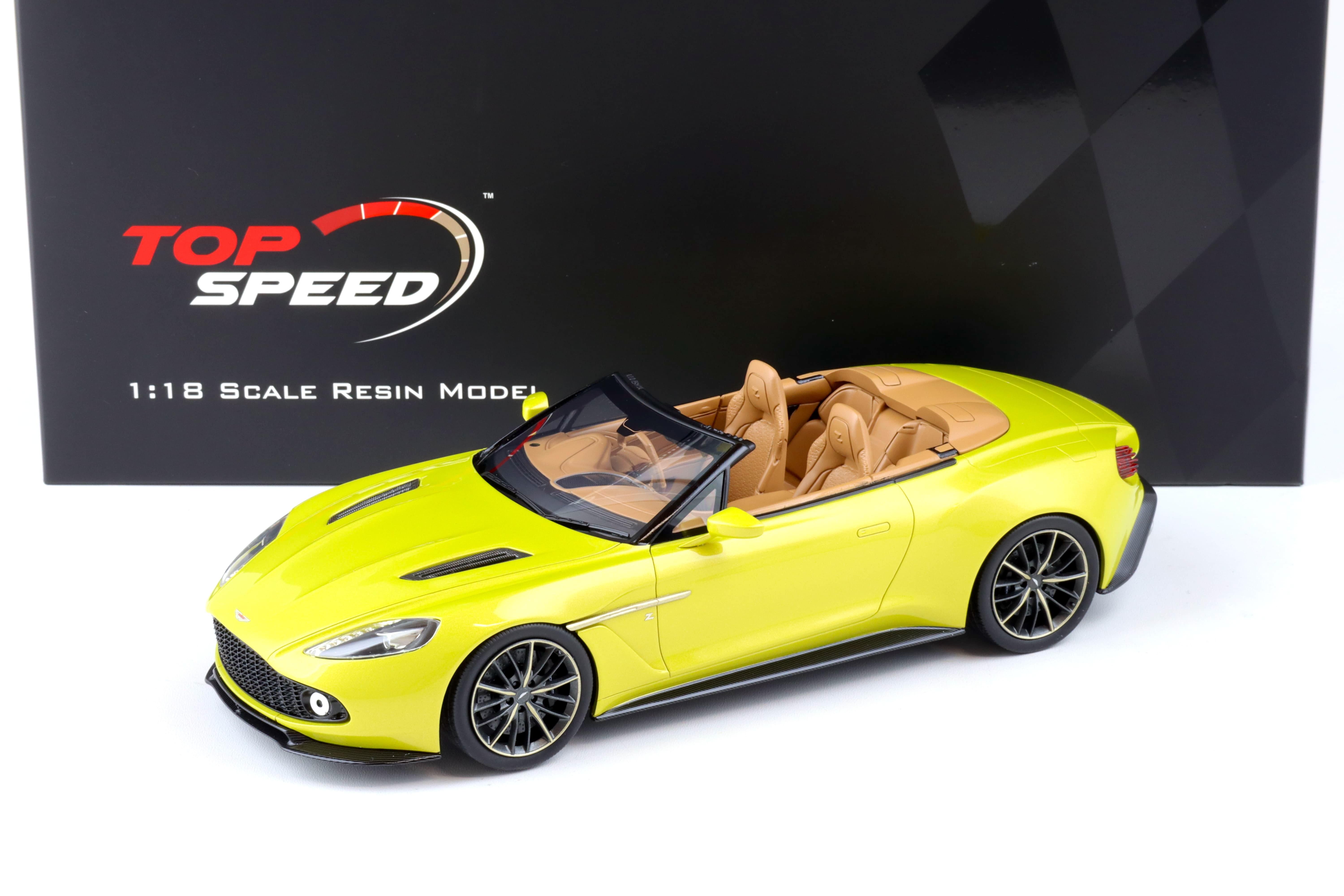1:18 Top Speed Aston Martin Vanquish Zagato Volante Cosmopolitan yellow TS0215