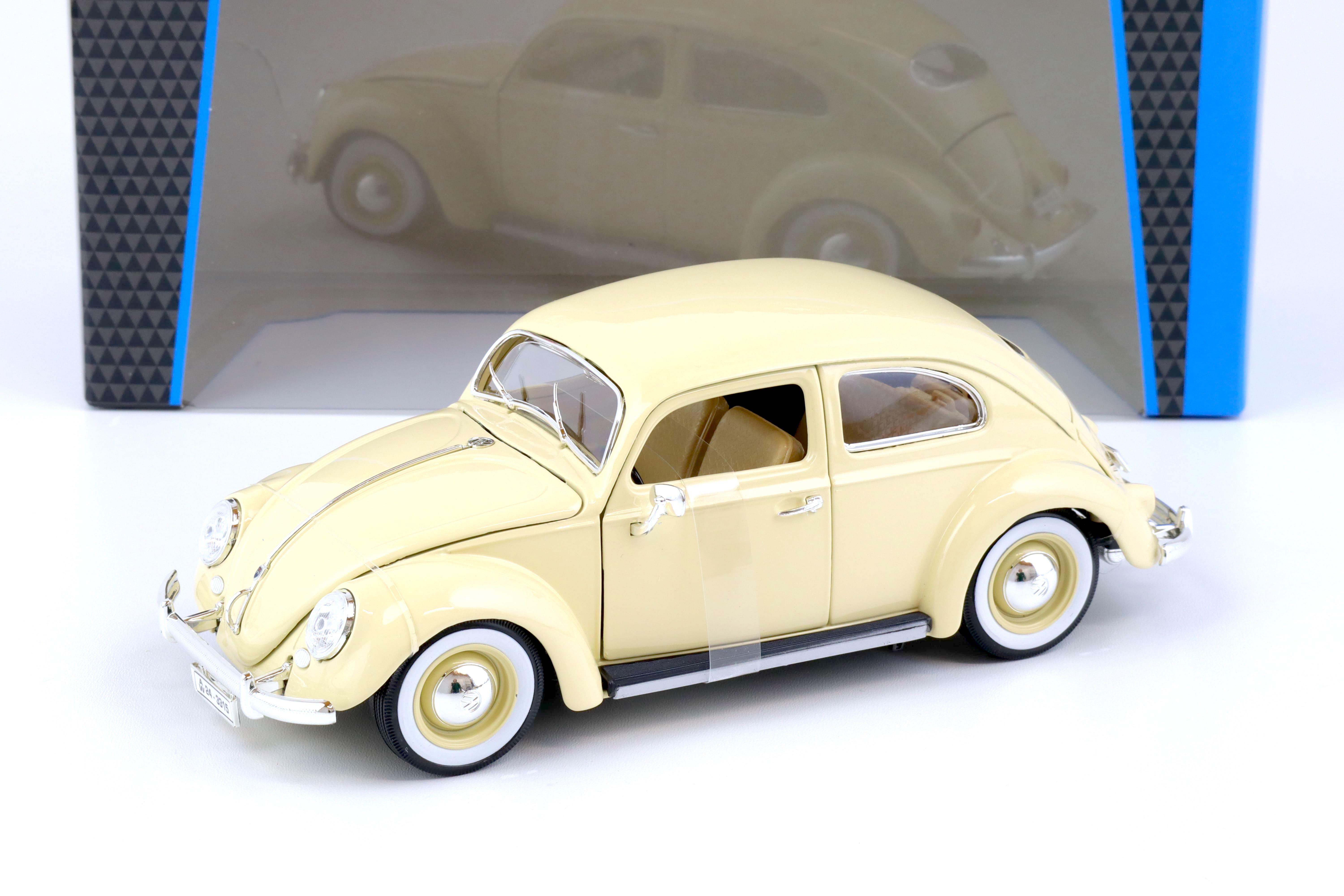 1:18 Bburago VW Käfer Beetle 1955 cream beige