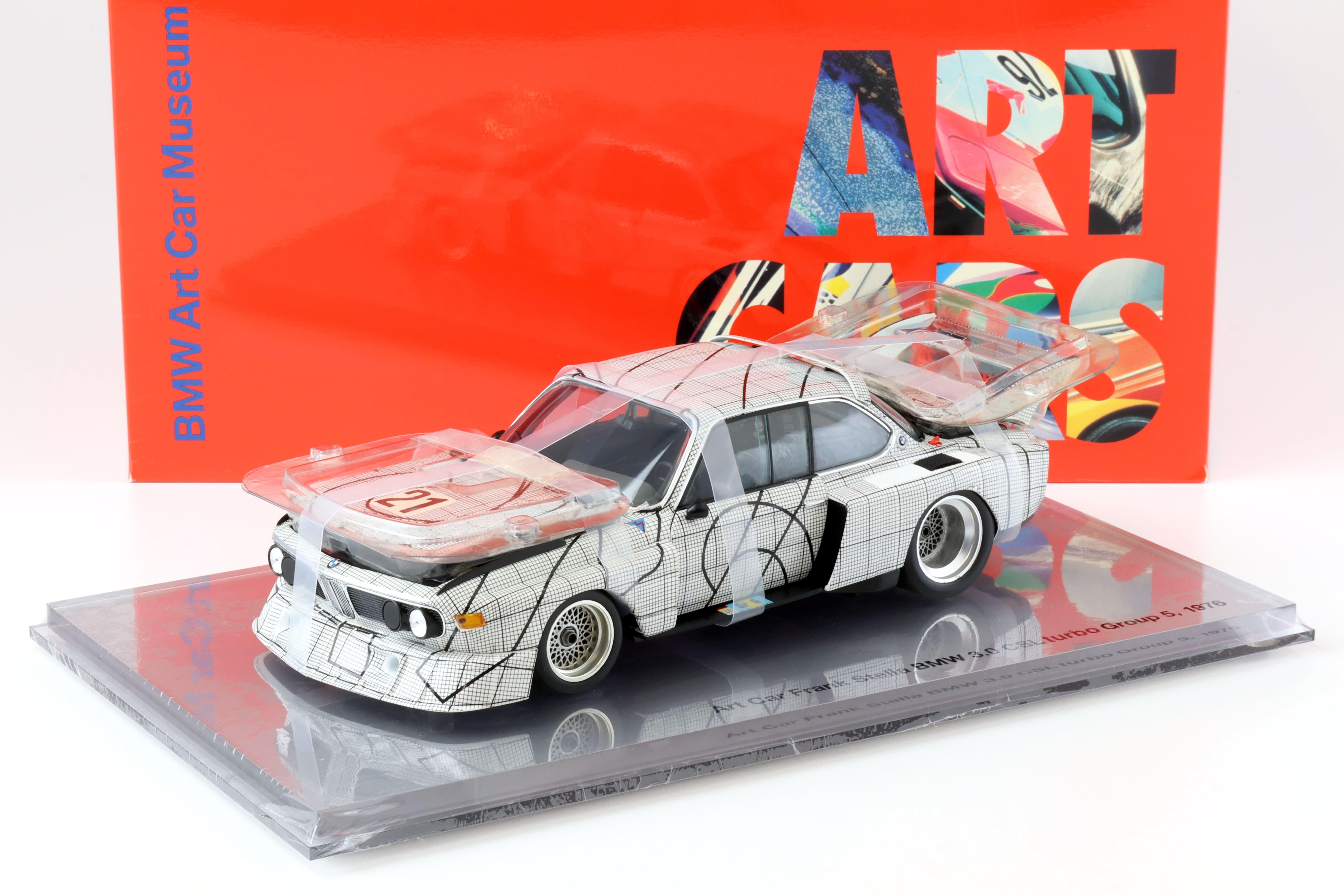 1:18 Minichamps BMW 3.0 CSL Frank Stella ART CAR DEALER VERSION