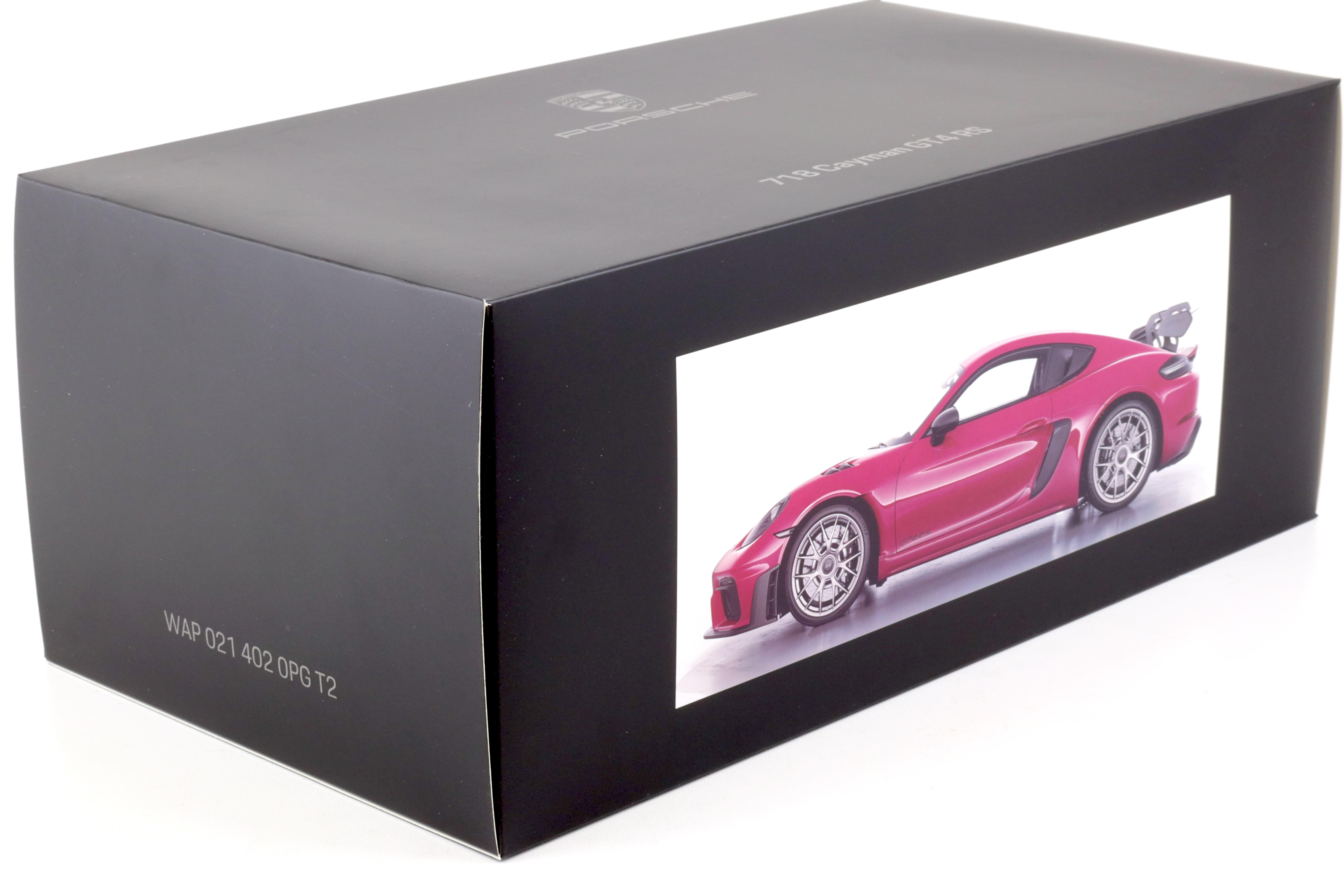 1:18 Spark Porsche 718 Cayman GT4 RS (982) Rubystone red Limited WAP DEALER