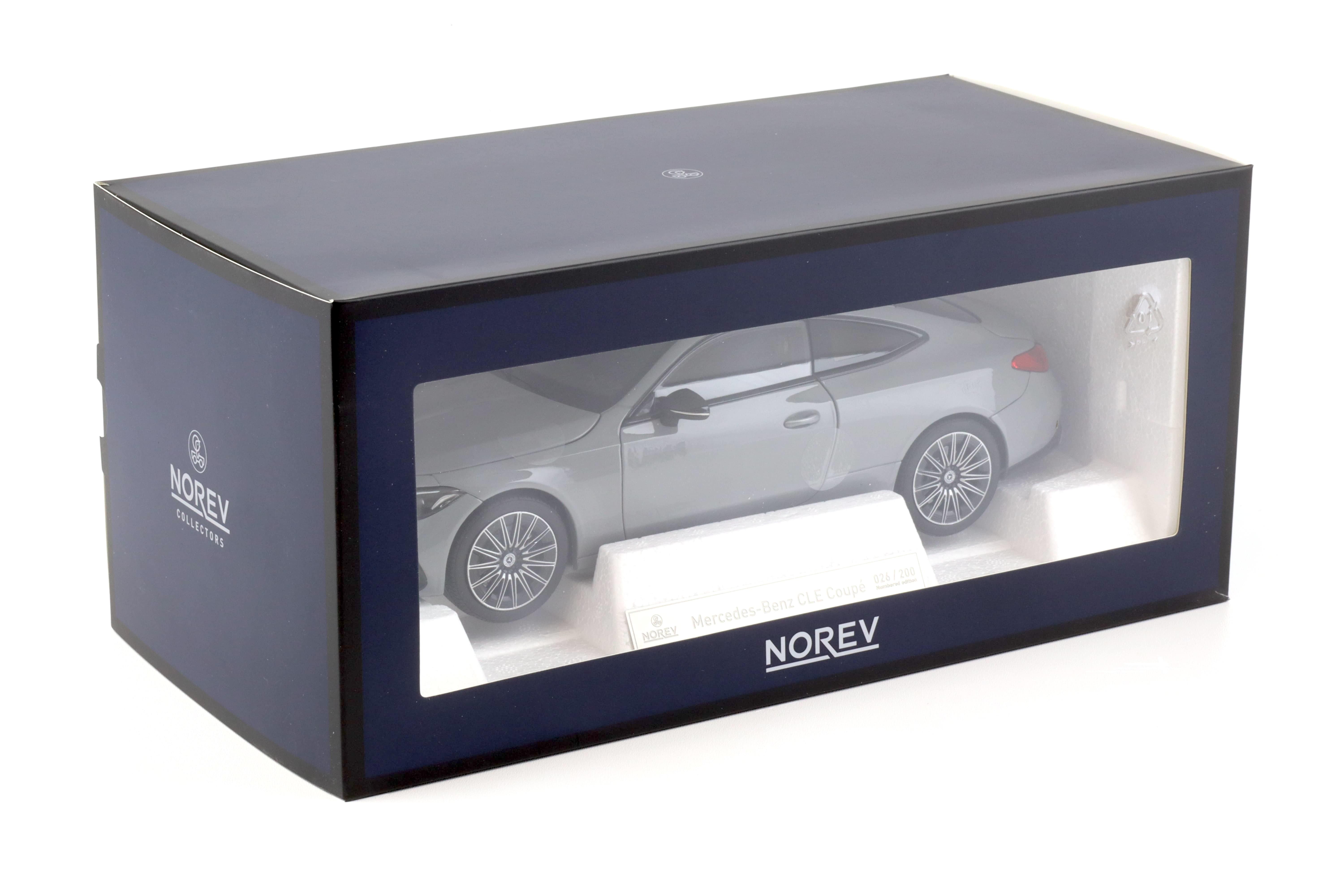 1:18 Norev Mercedes CLE Coupe C236 Alpine grey 2024 - Limited 200 pcs.