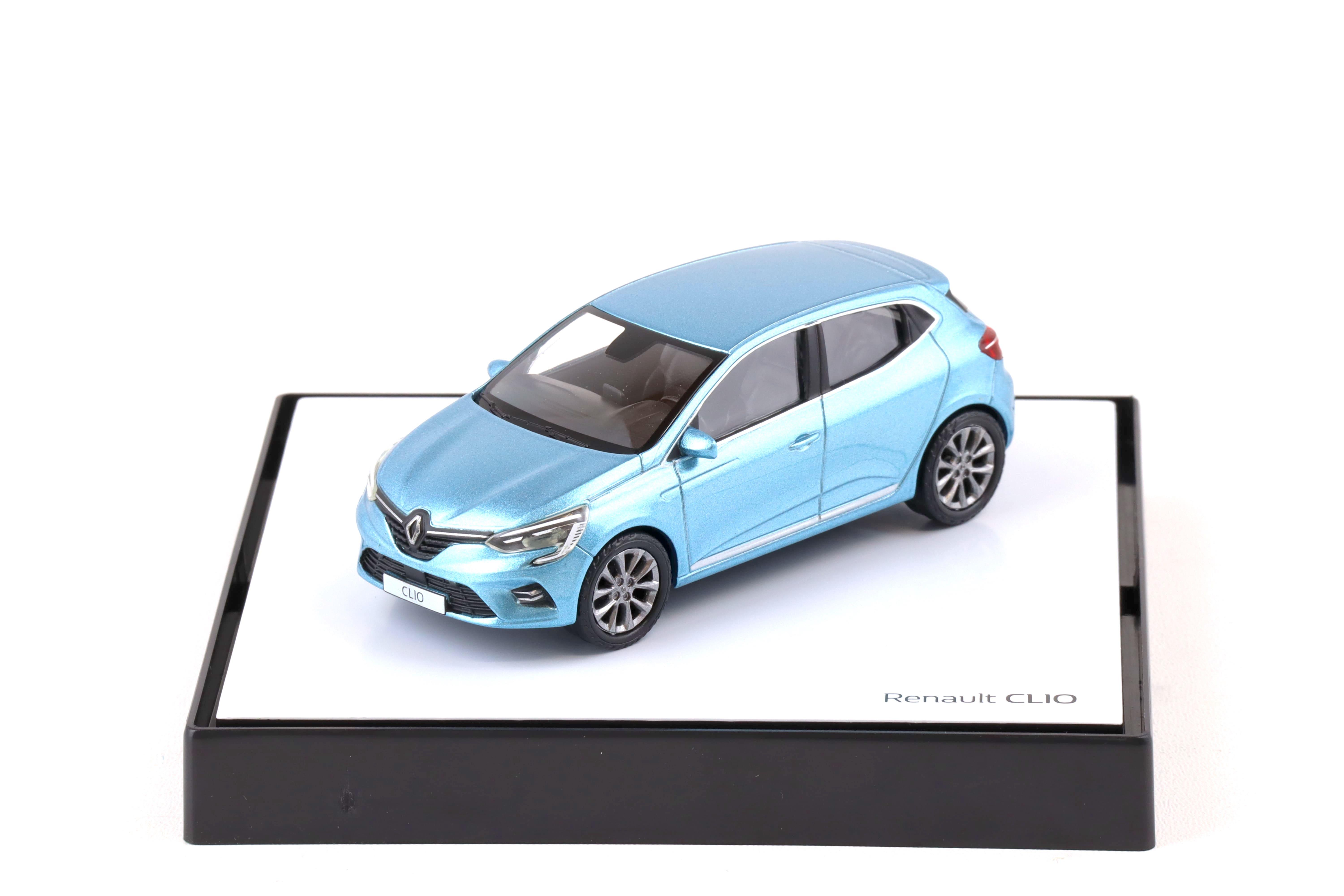 1:43 Norev Renault Clio V blue metallic 2019 DEALER VERSION