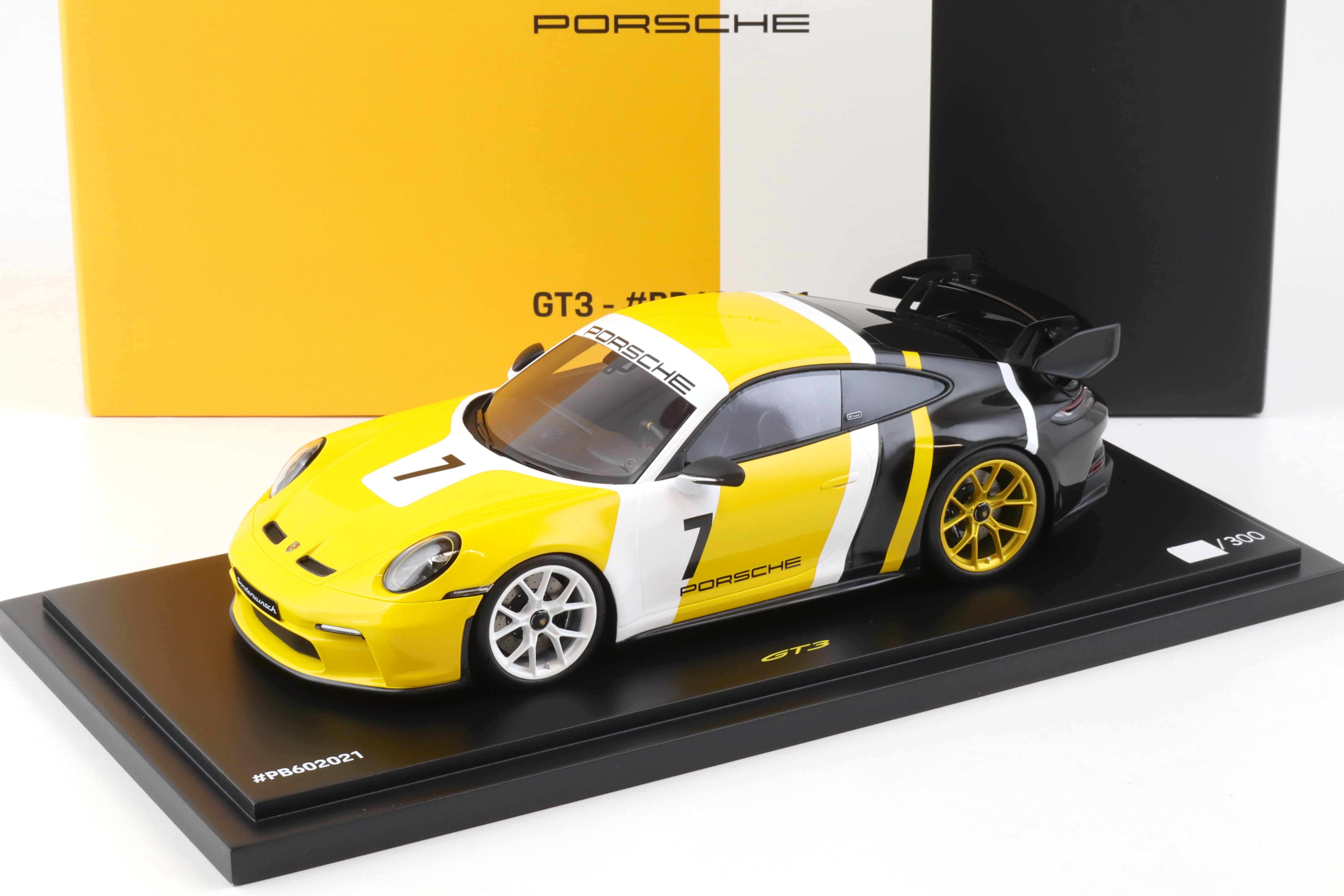 1:18 Spark Porsche 911 (992) GT3 Sonderwunsch Barilla #7 white/ yellow WAP DEALER