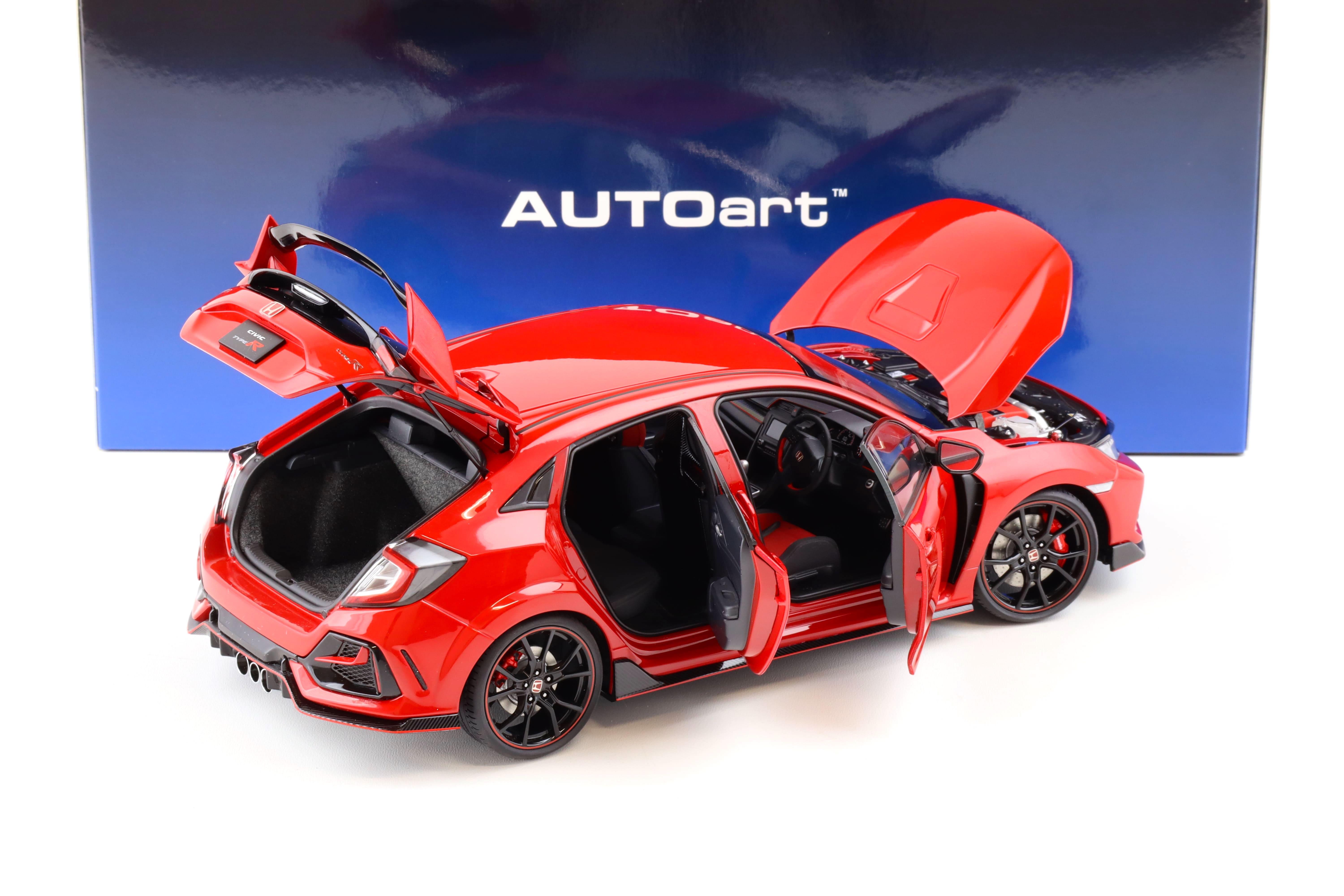 1:18 AUTOart Honda Civic Type R (FK8) 2021 Flame red 73223