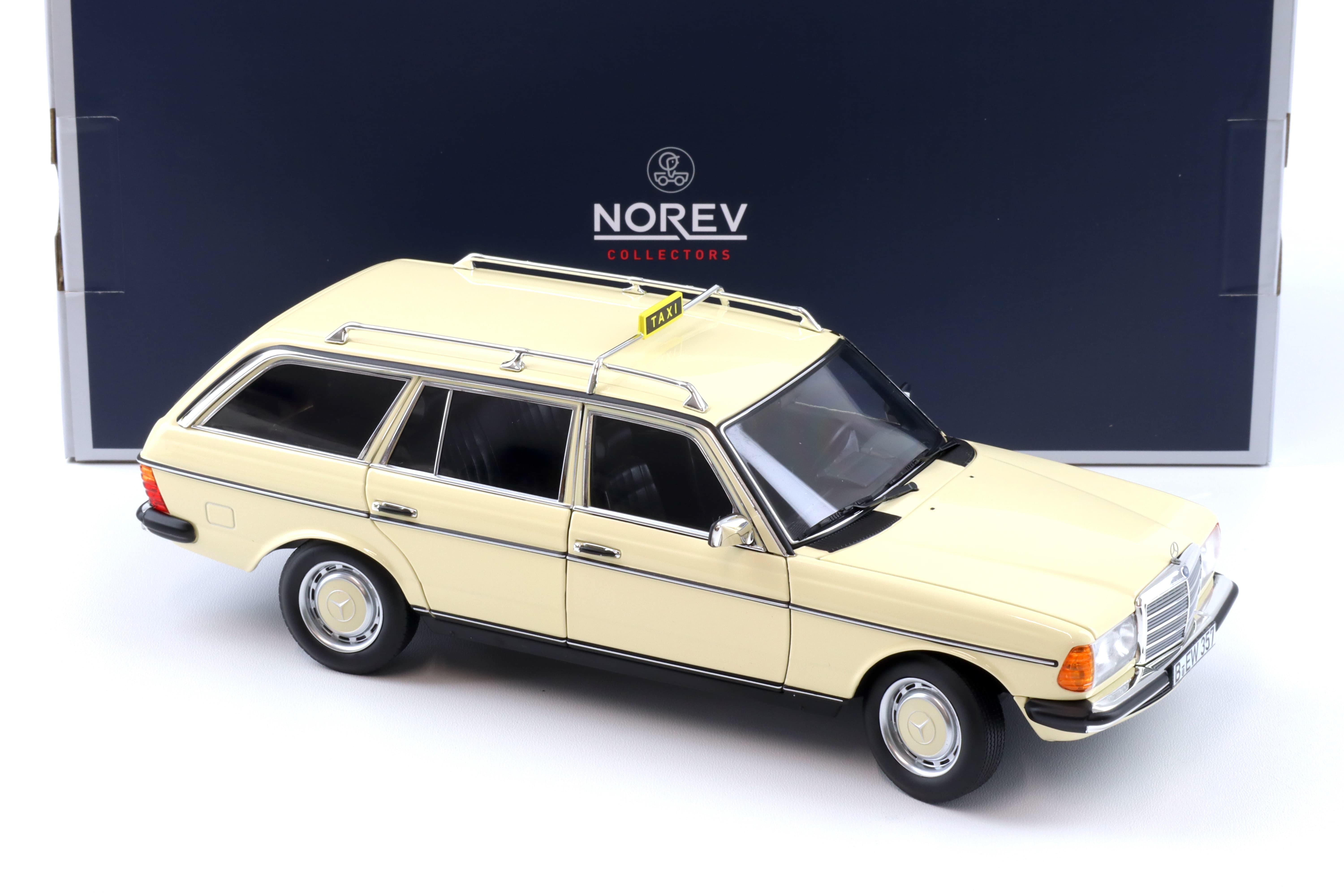 1:18 Norev Mercedes 200T W123 T-Modell 1982 TAXI beige 183731