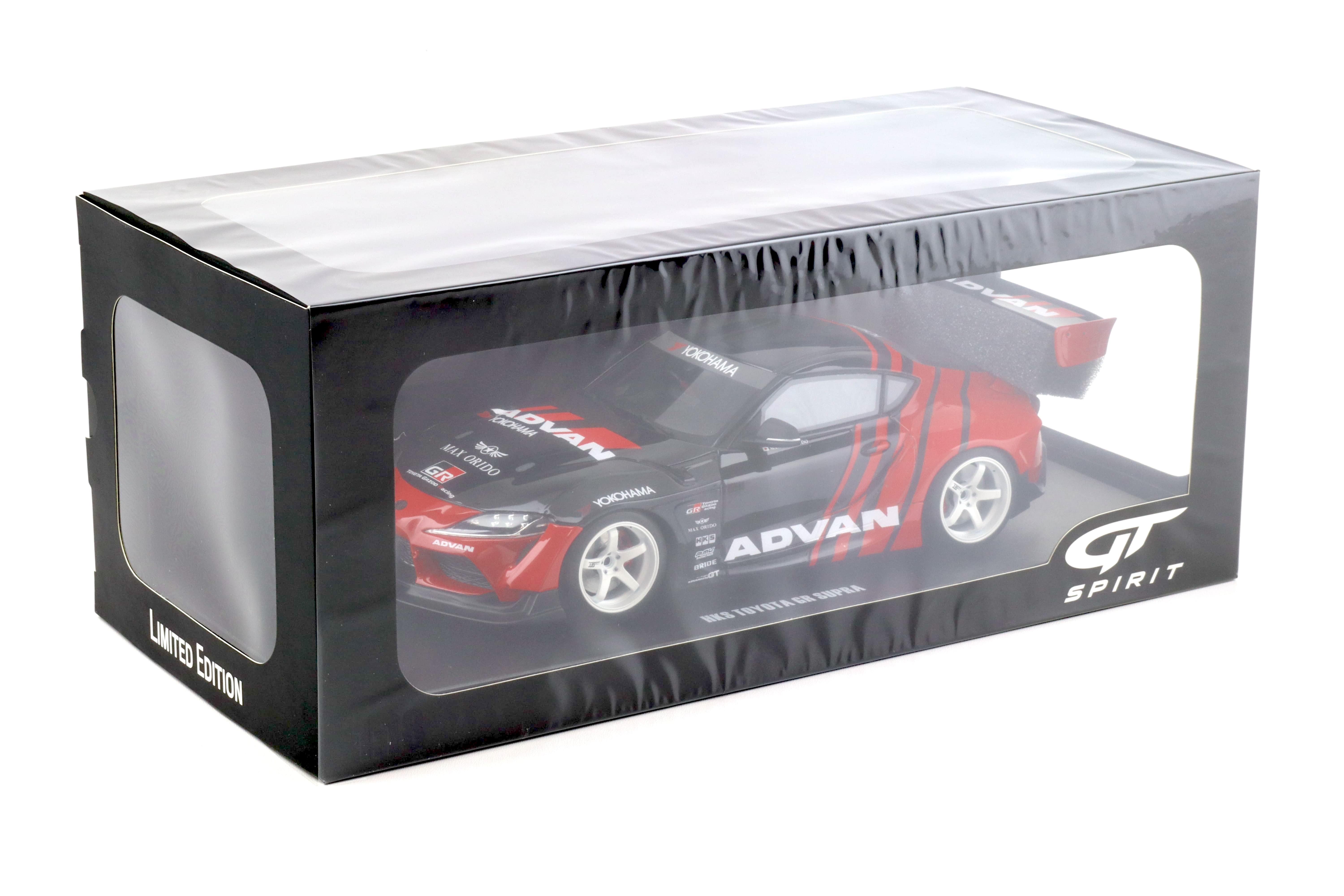 1:18 GT Spirit GT889 Toyota Supra GR by ADVAN 2020 black/ red