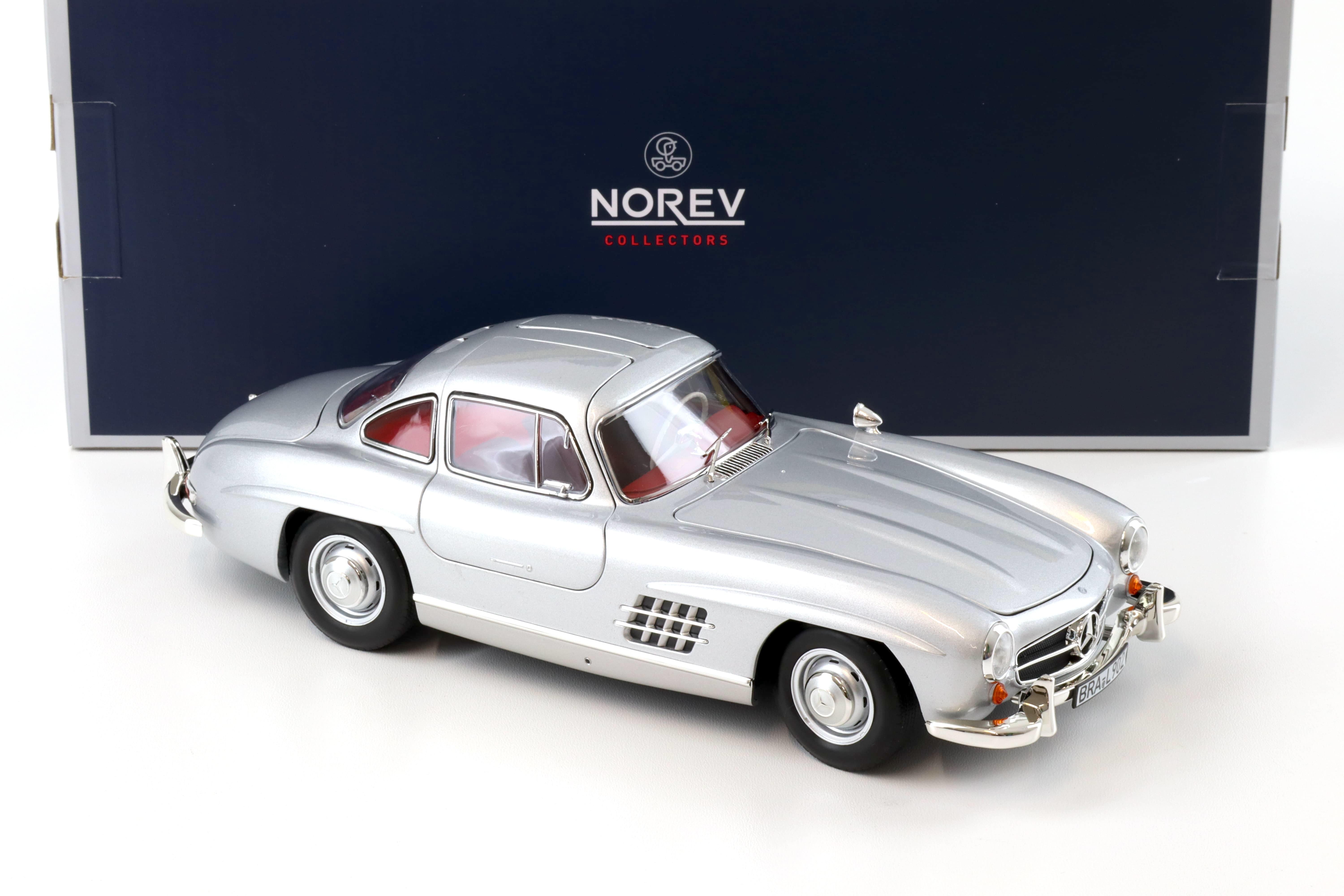 1:18 Norev Mercedes 300 SL Flügeltürer Gullwing 1954 silver