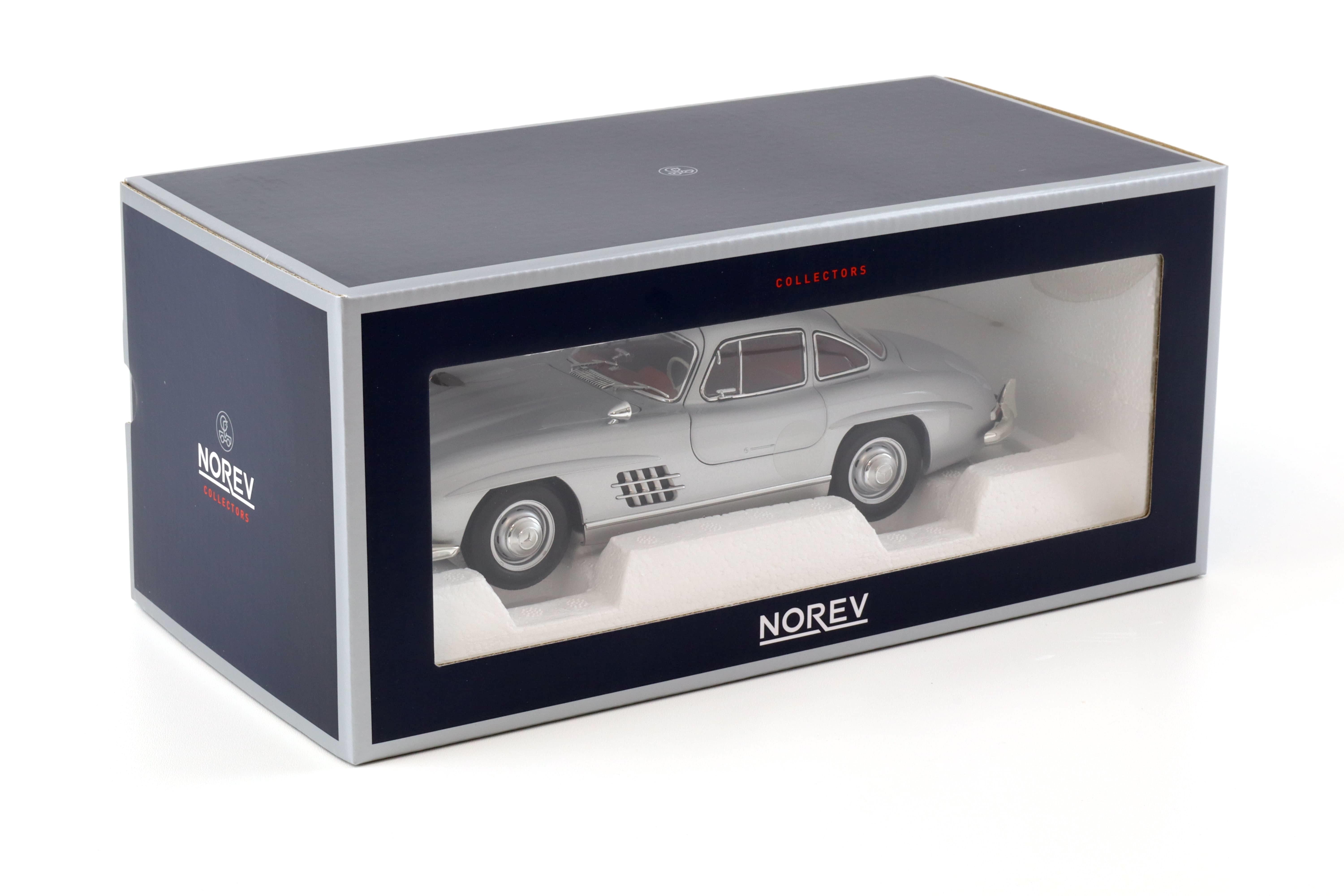 1:18 Norev Mercedes 300 SL Flügeltürer Gullwing 1954 silver