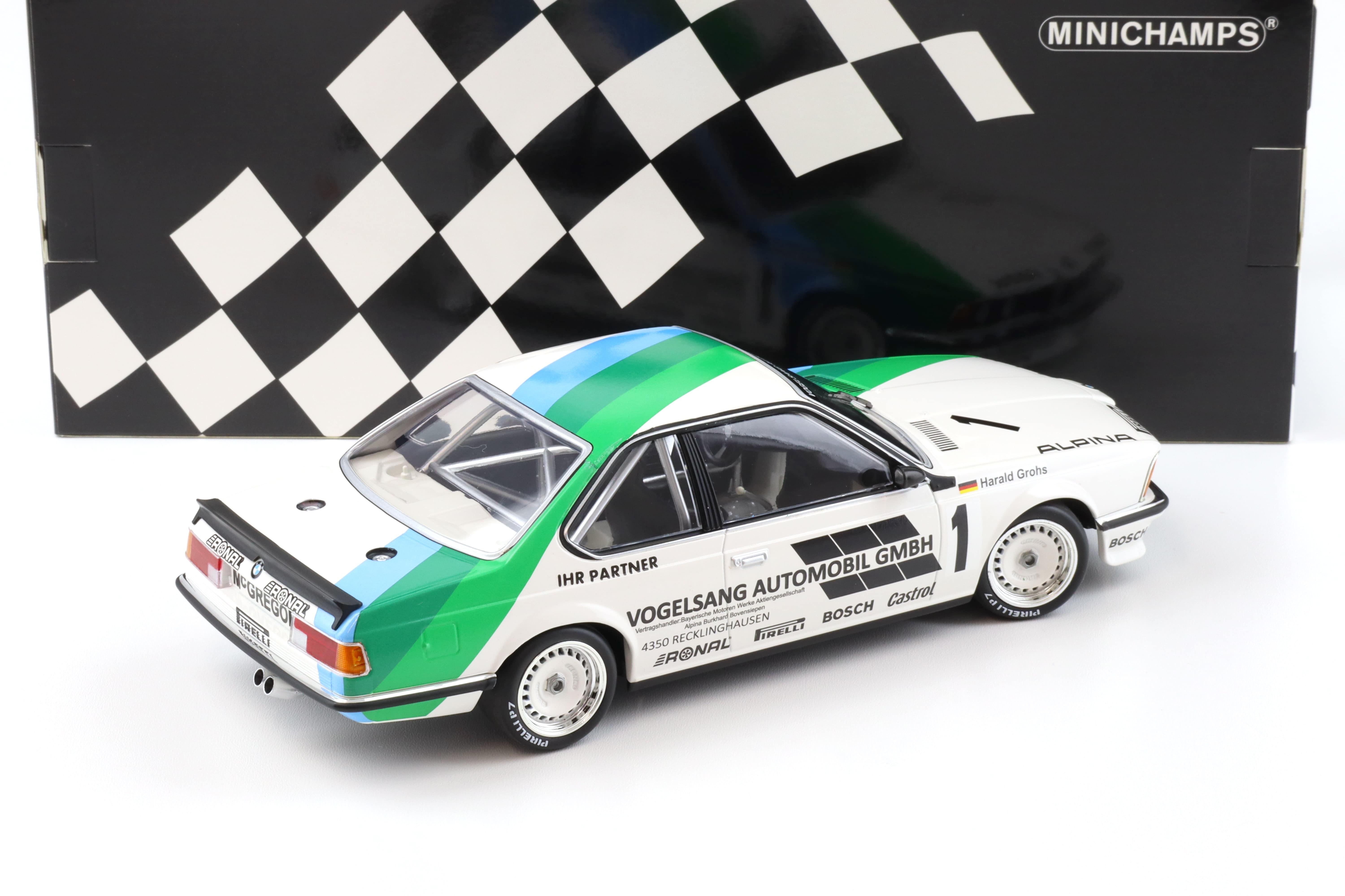 1:18 Minichamps BMW 635 CSI Vogelsang Grohs Winner Bergischer Löwe Zolder 1984