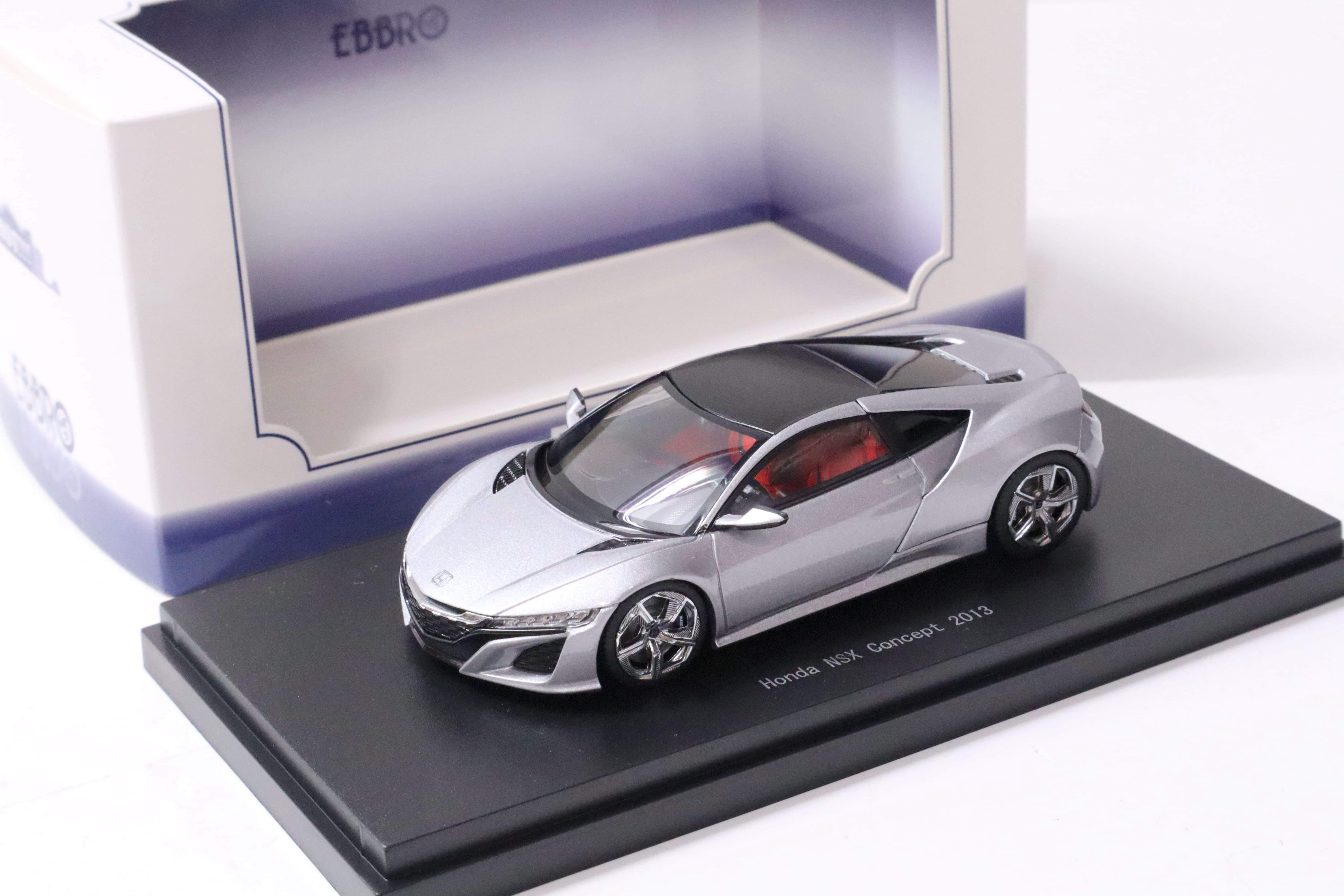 1:43 Ebbro Honda NSX Concept Car 2013 silver metallic