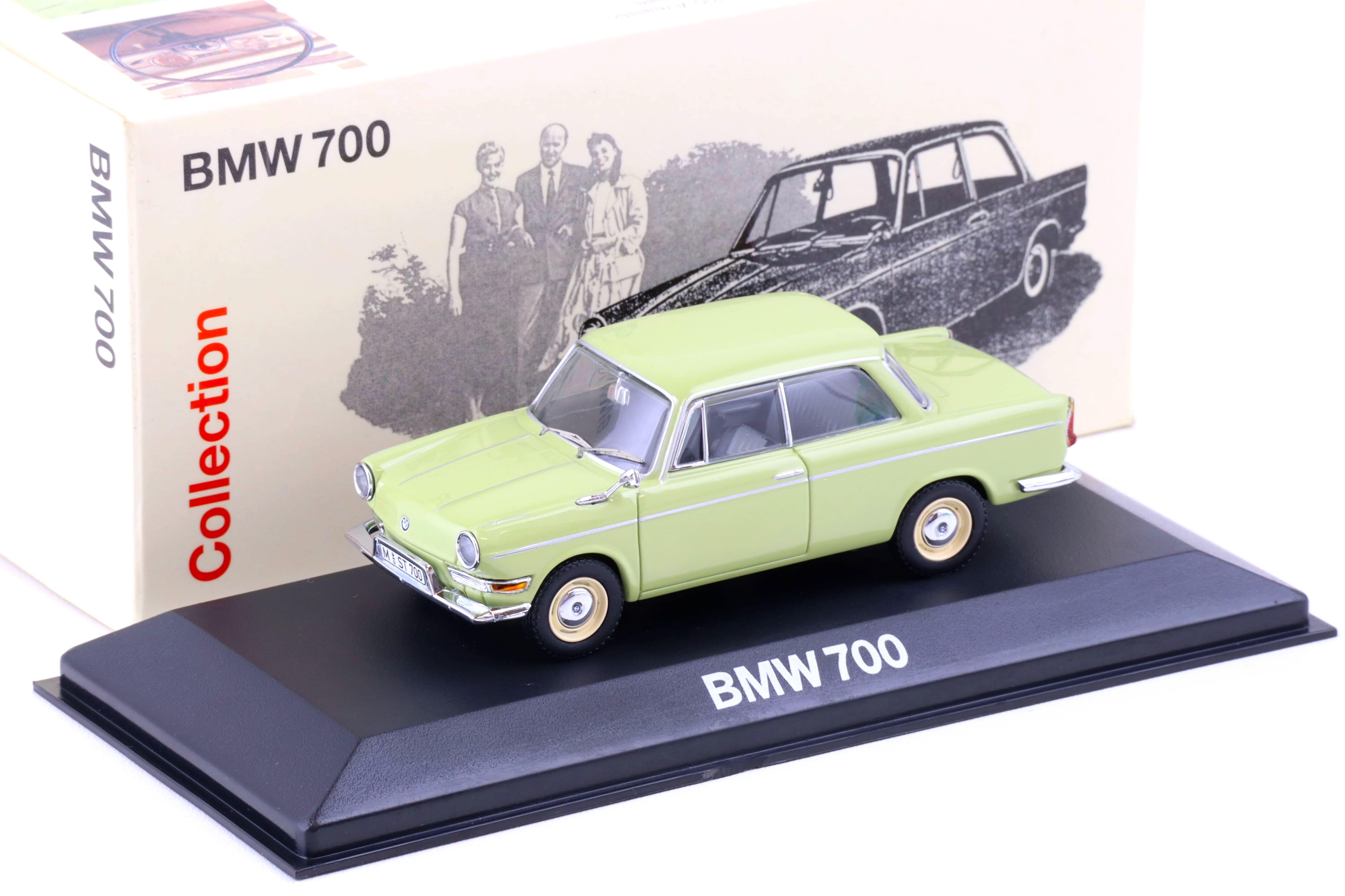 1:43 Minichamps BMW 700 light green 1959-1965 DEALER VERSION