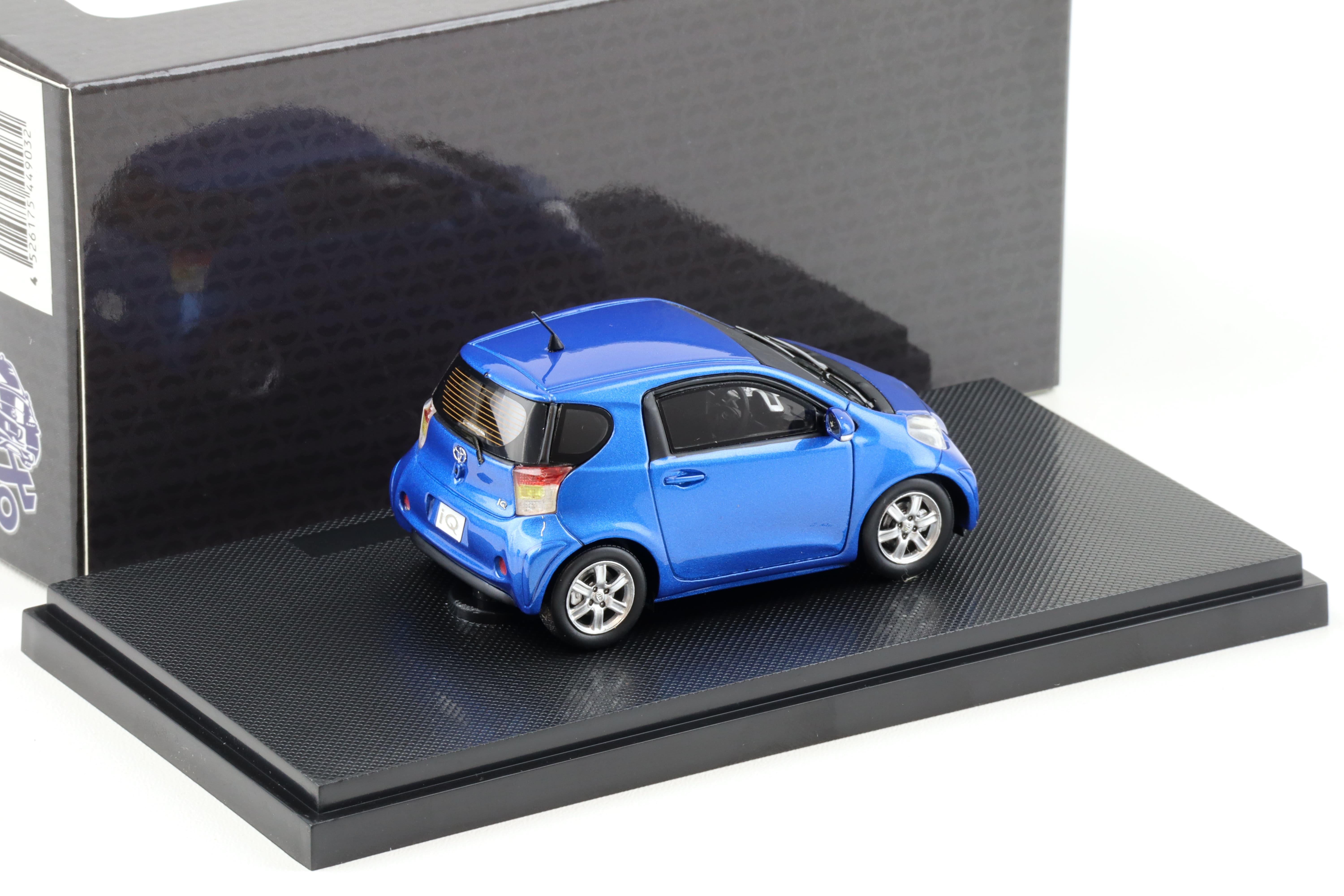 1:43 Ebbro Toyota IQ blue metallic 2009