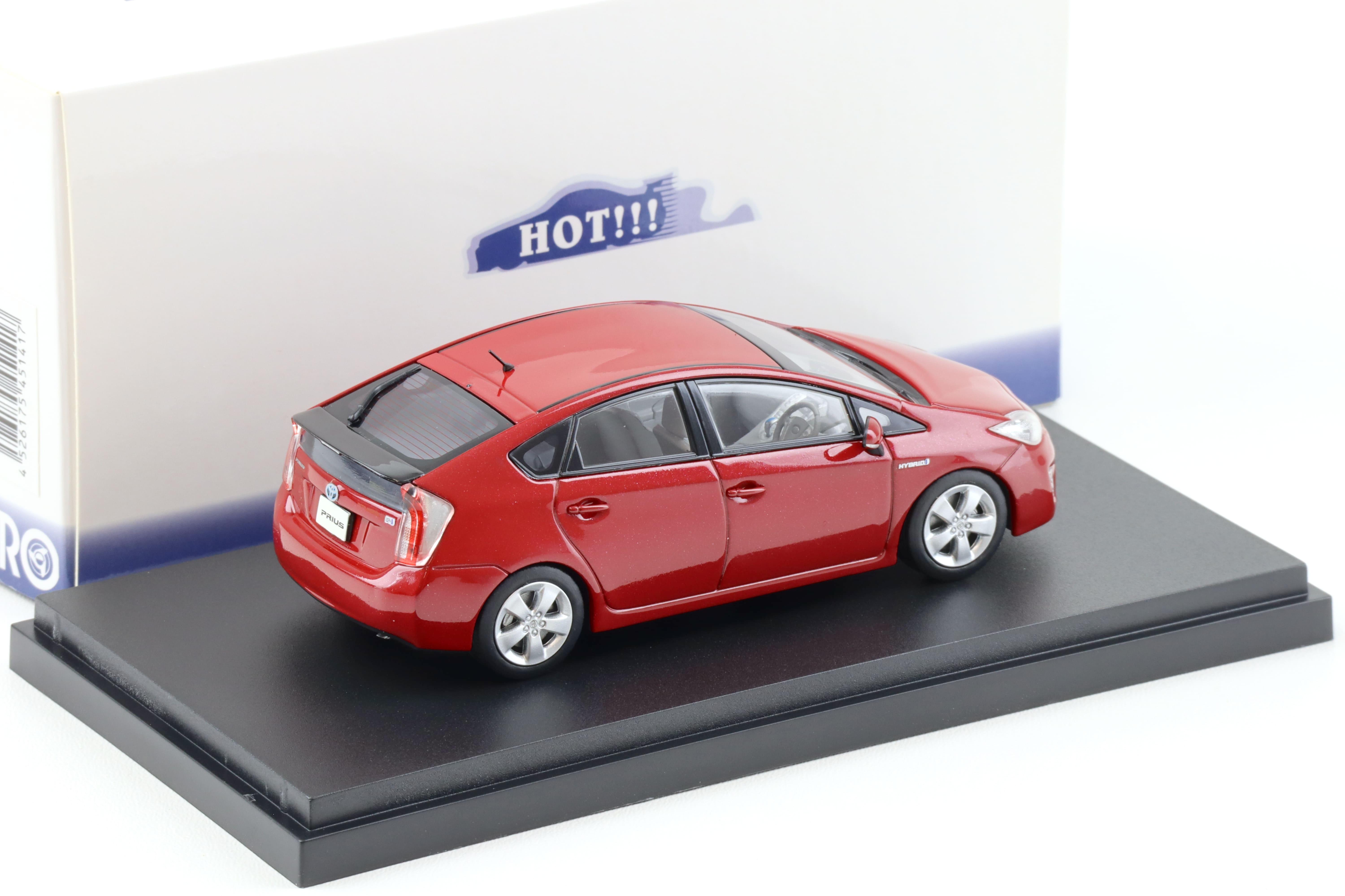 1:43 Ebbro Toyota Prius red Mica metallic 2012