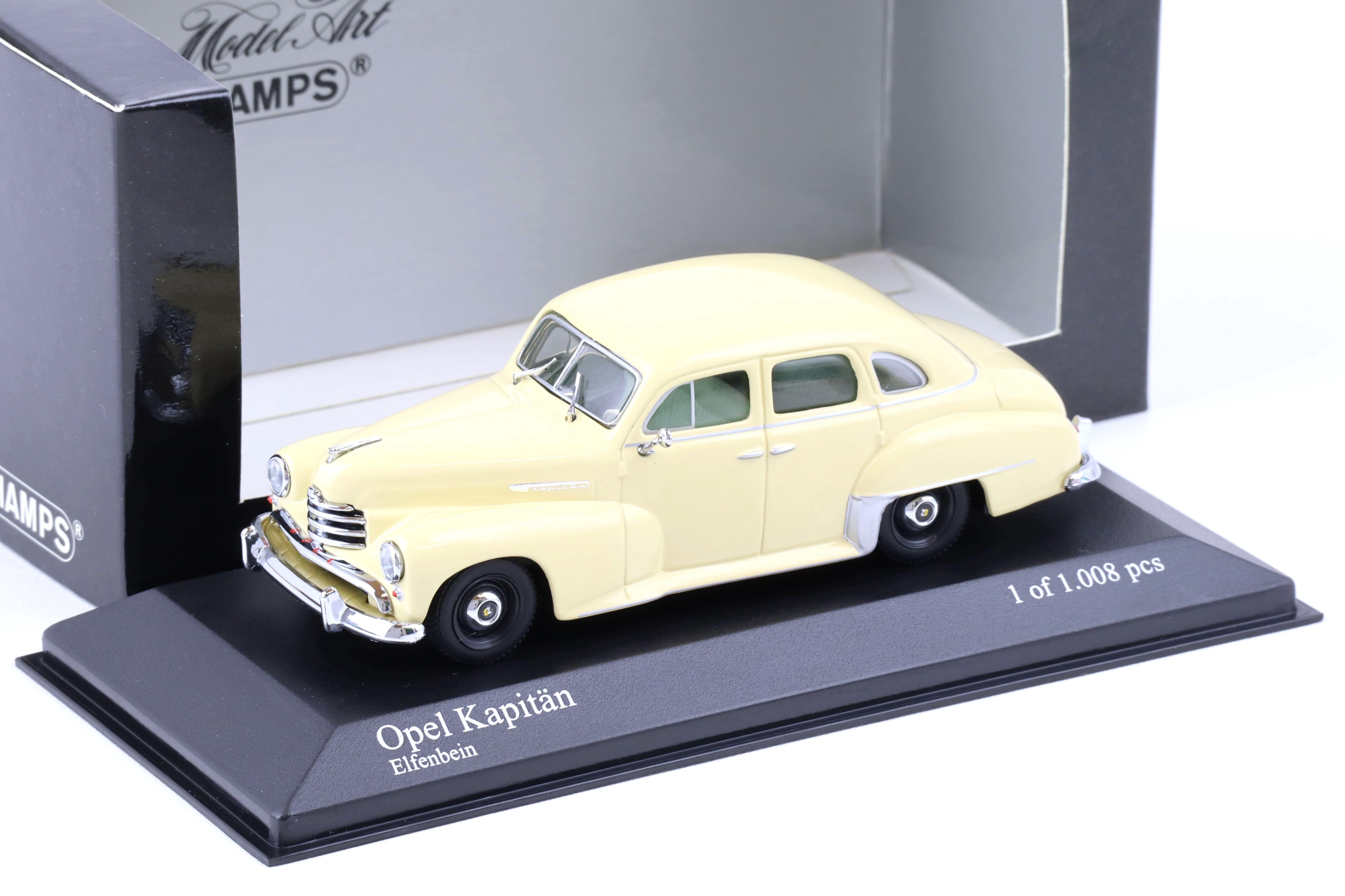 1:43 Minichamps Opel Kapitän 1951-53 Ivory