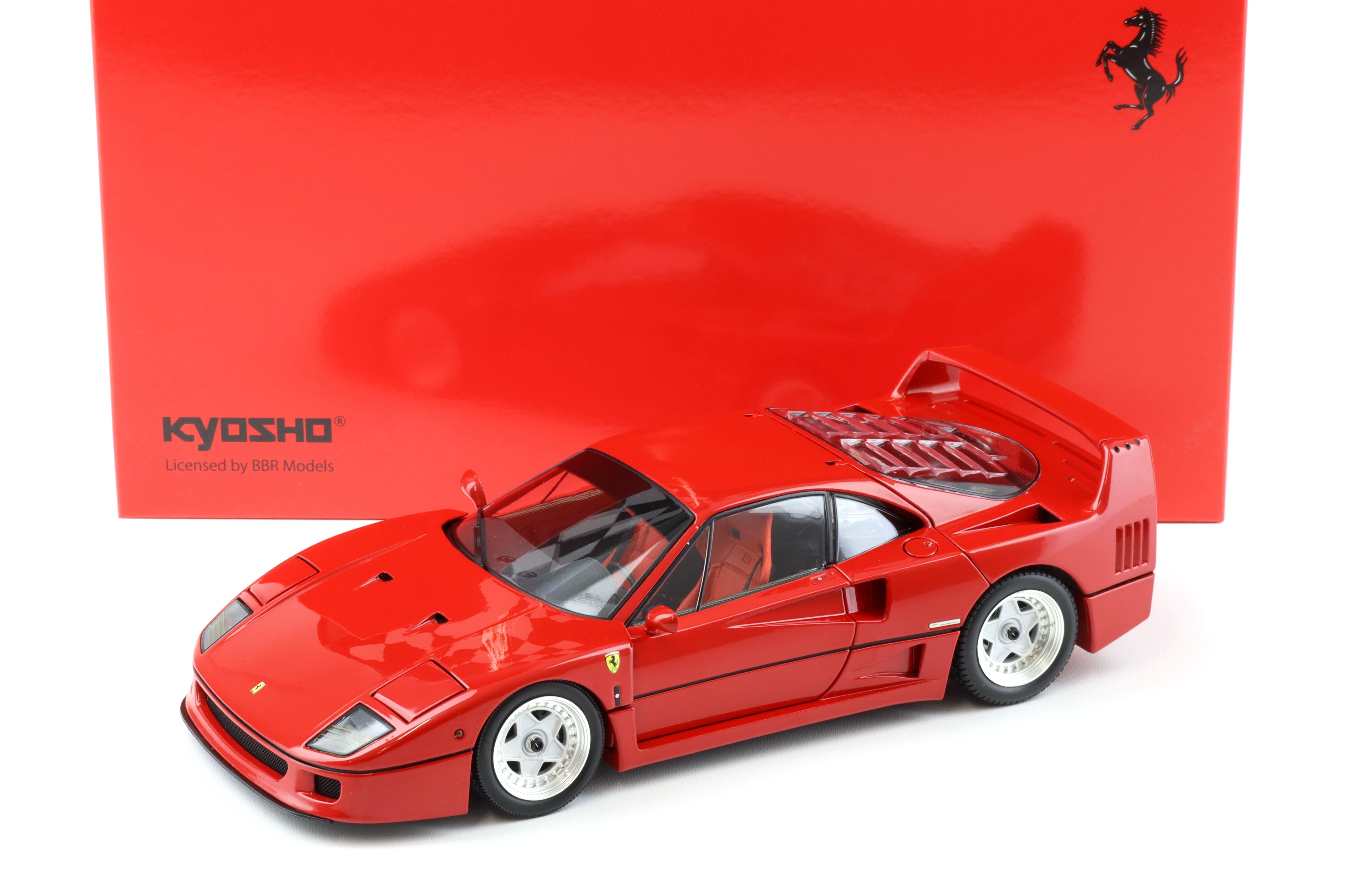 1:18 Kyosho 1987 Ferrari F40 Coupe red 08416R2 Die-Cast