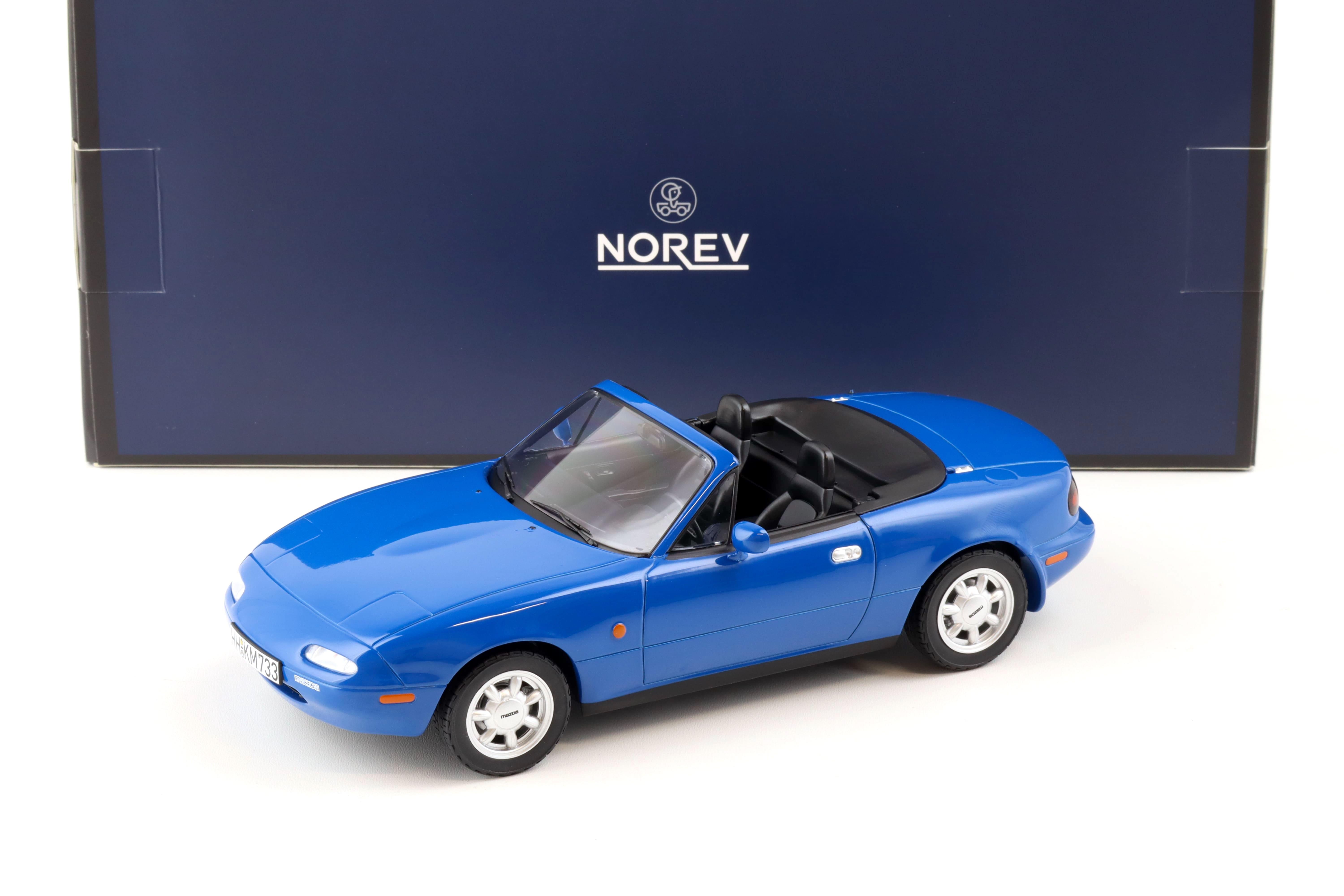 1:18 Norev Mazda MX-5 Roadster 1989 Navy blue - Limited 100 pcs.