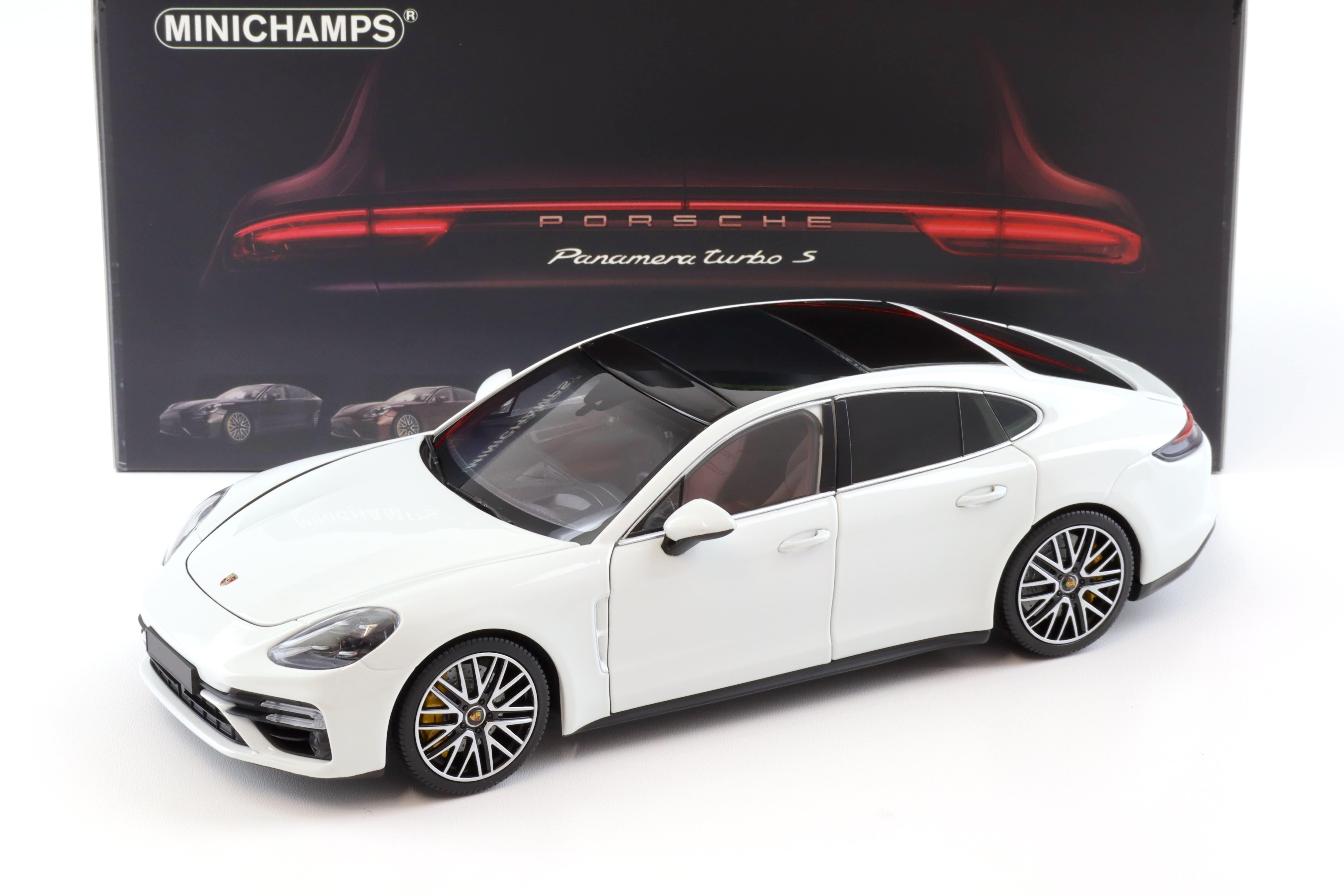 1:18 Minichamps Porsche Panamera Turbo S 2020 white metallic