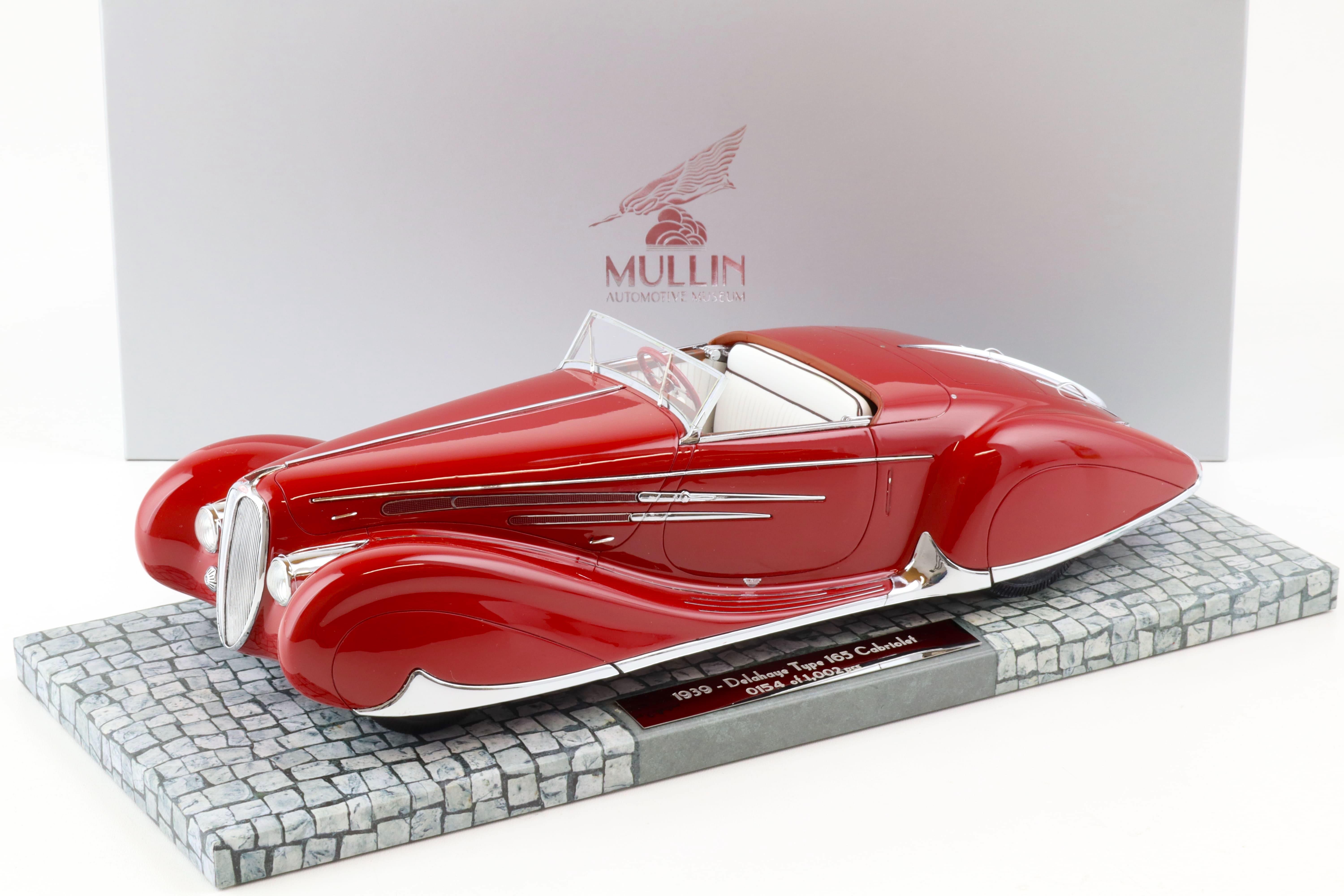 1:18 Minichamps 1939 Delahaye Type 165 Cabriolet red The Mullin Automotive Museum