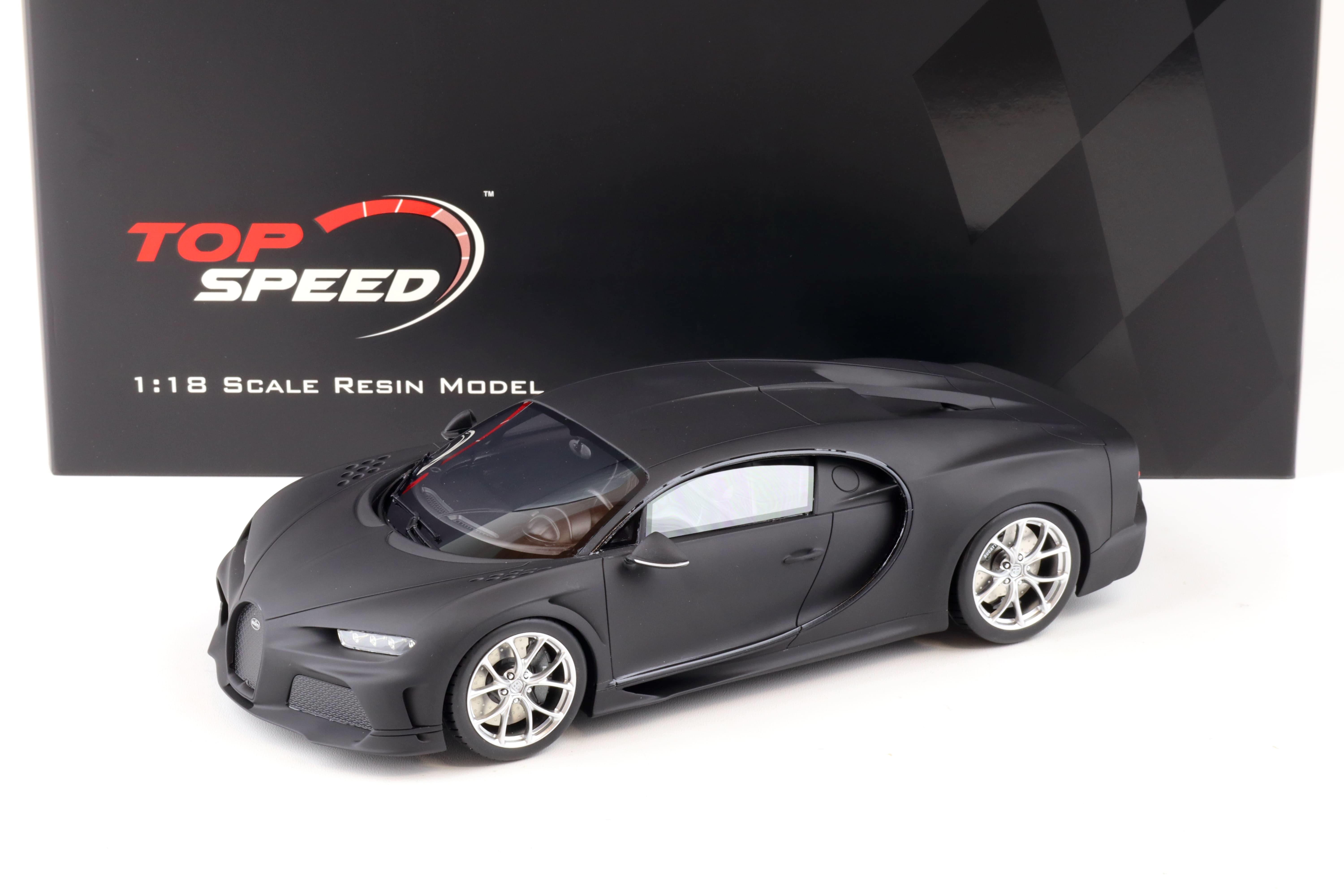 1:18 Top Speed Bugatti Chiron Super Sport 300+ matt black TS0346