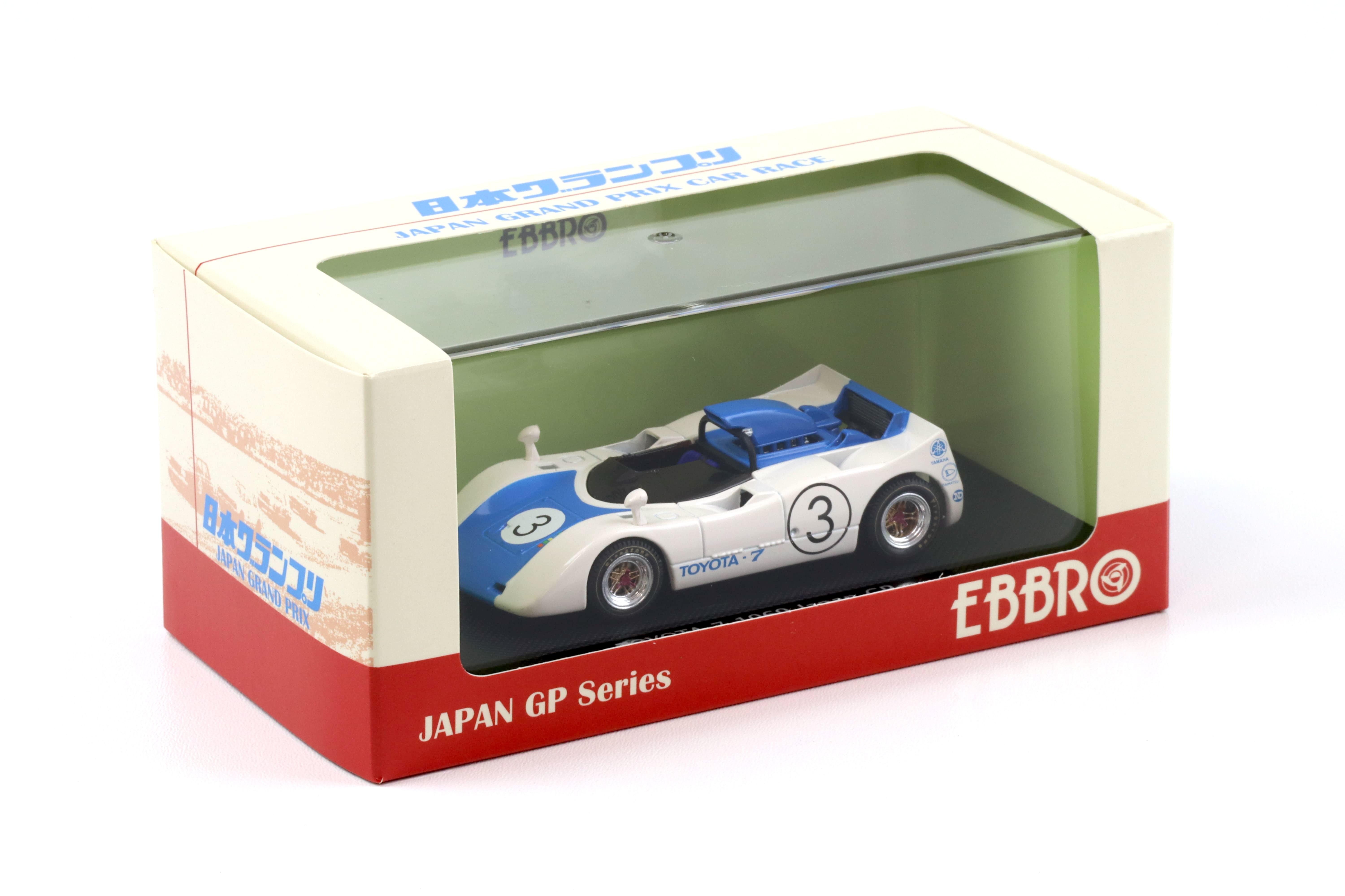 1:43 Ebbro Toyota 7 Japan GP 1969 #3 white/ blue Minoru Kawai