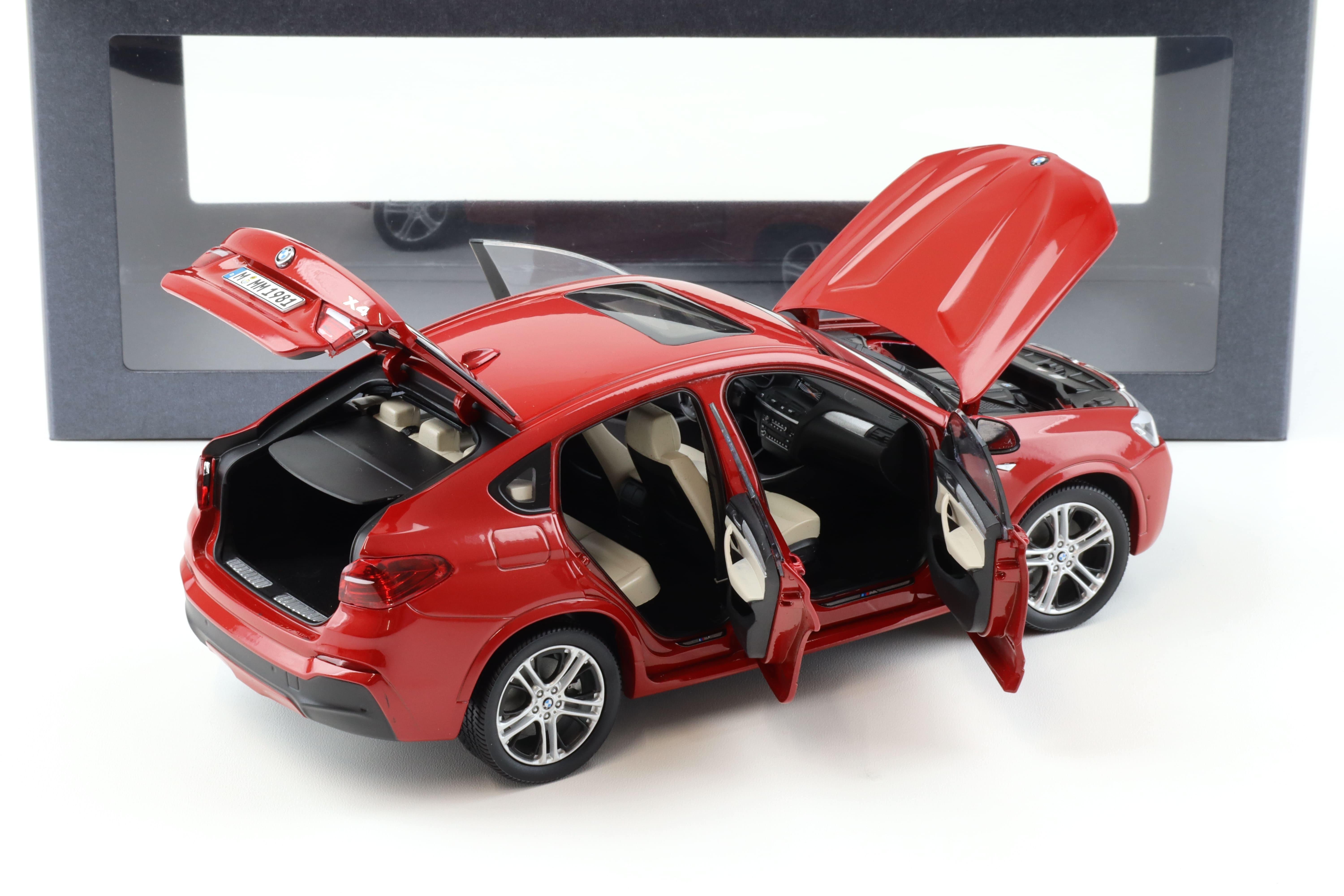 1:18 Paragon 2014 BMW X4 F26 Melbourne red DEALER VERSION