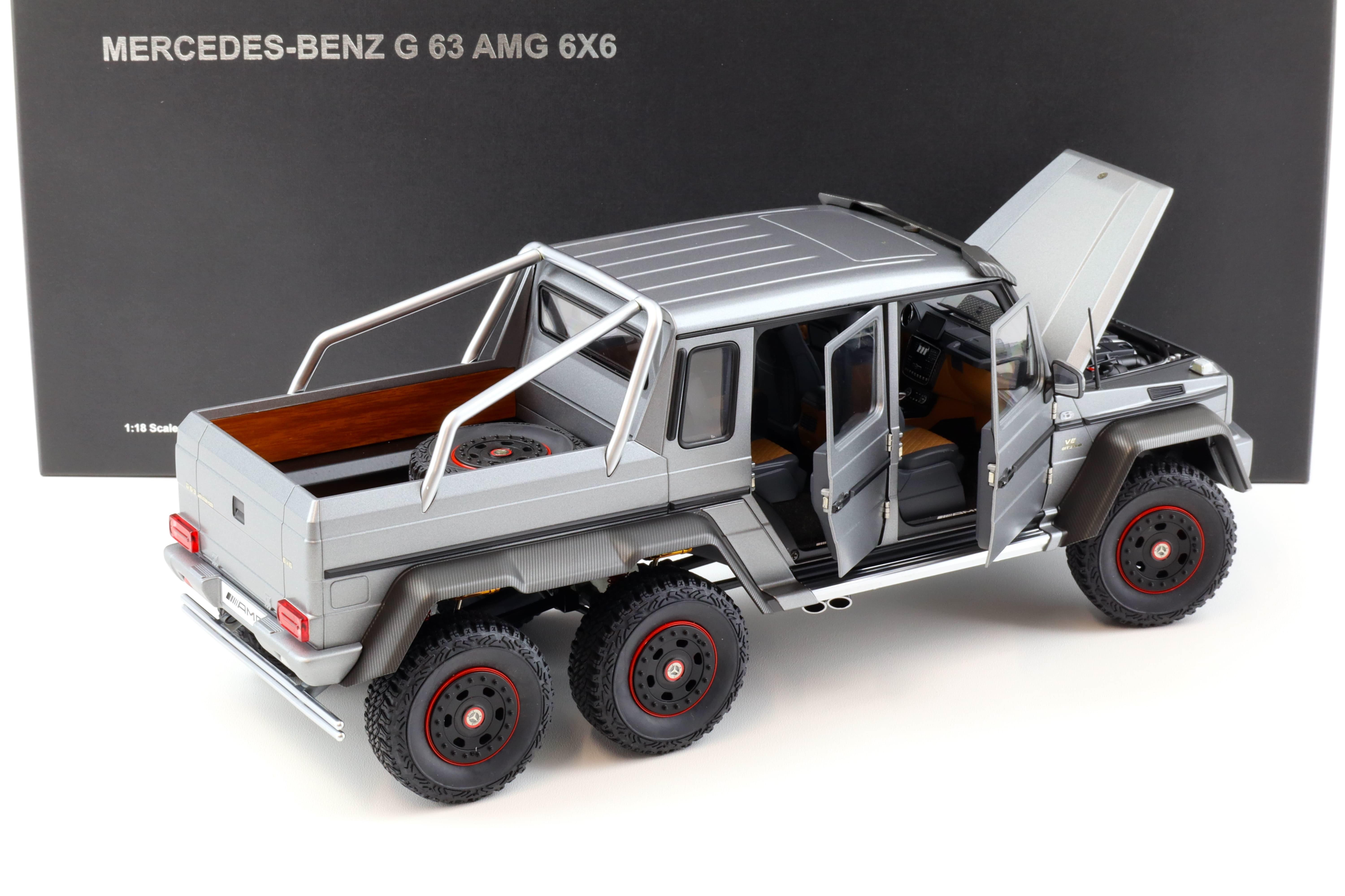 1:18 AUTOart 2013 Mercedes G63 AMG 6x6 Designo Platinum Magno 76308