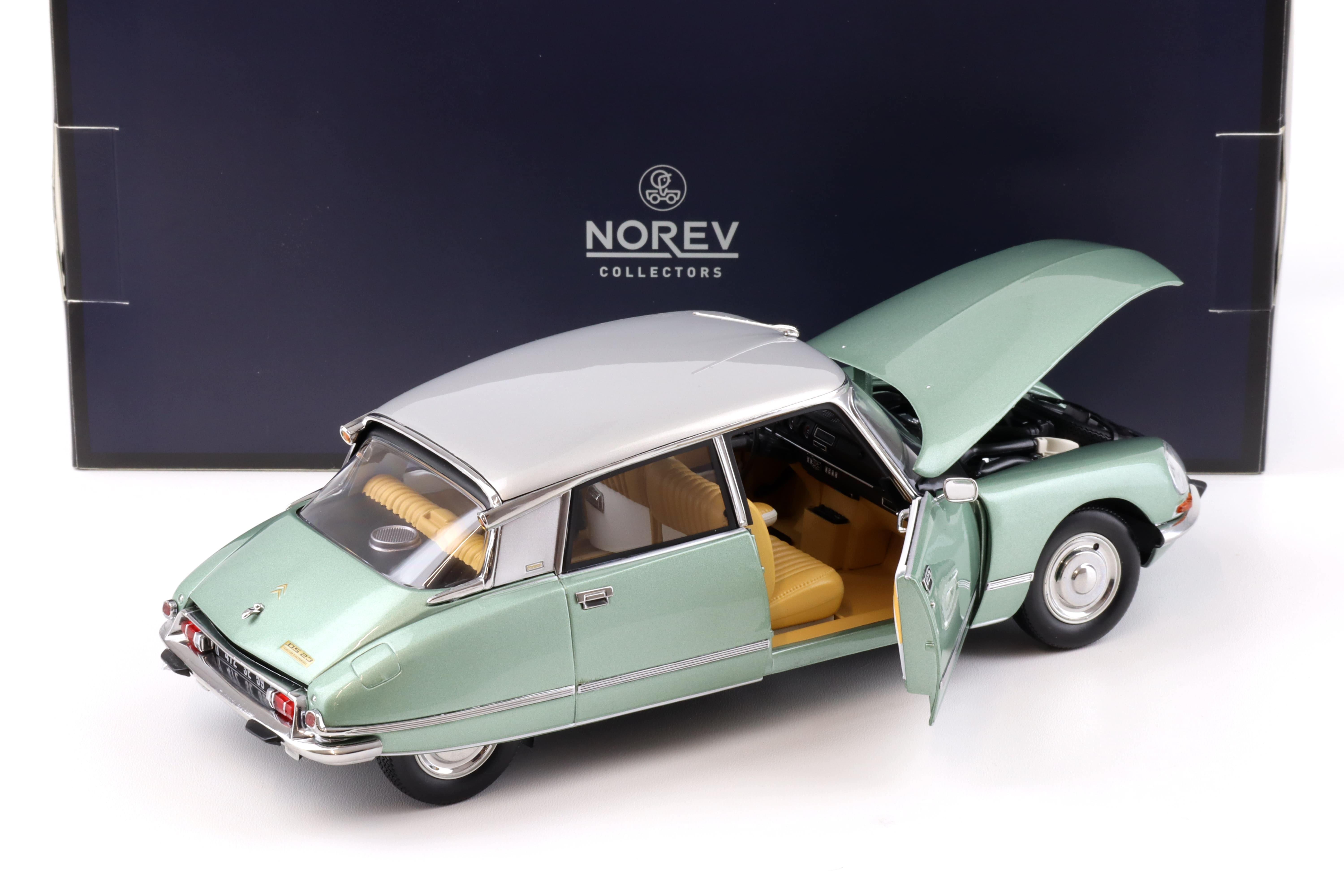 1:18 Norev Citroen DS 23 Pallas 1972 green metallic - Limited 400 pcs.