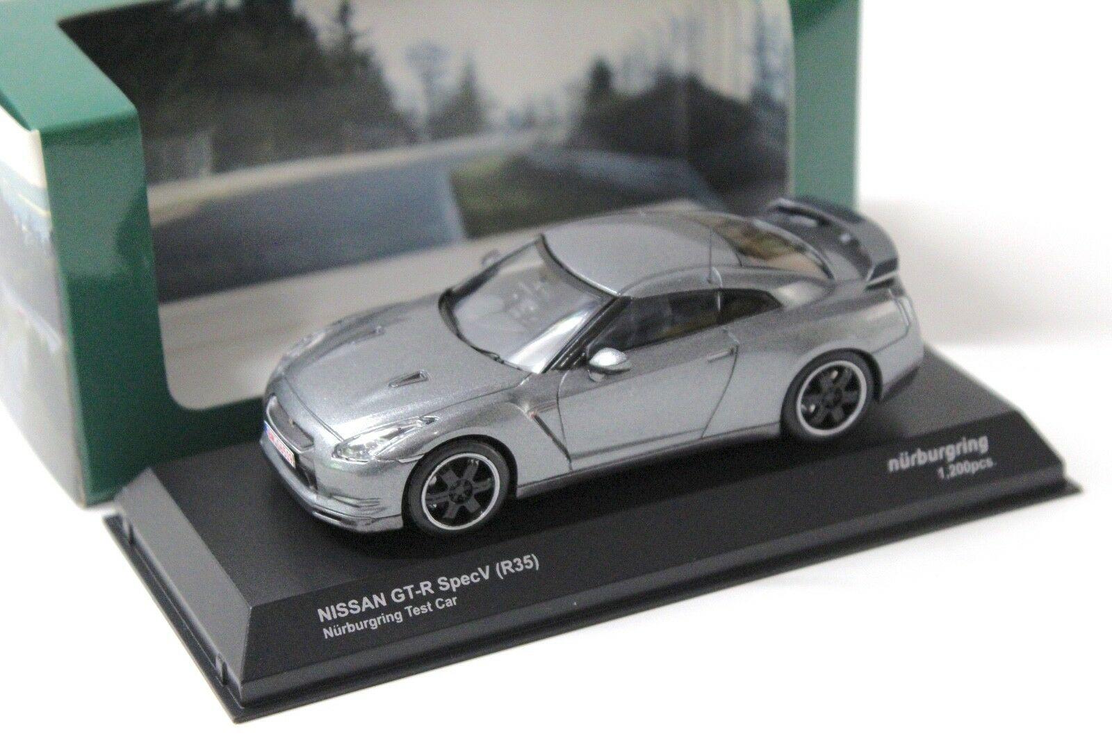 1:43 Kyosho Nissan GT-R SpecV R35 Nürburgring Test Car grey