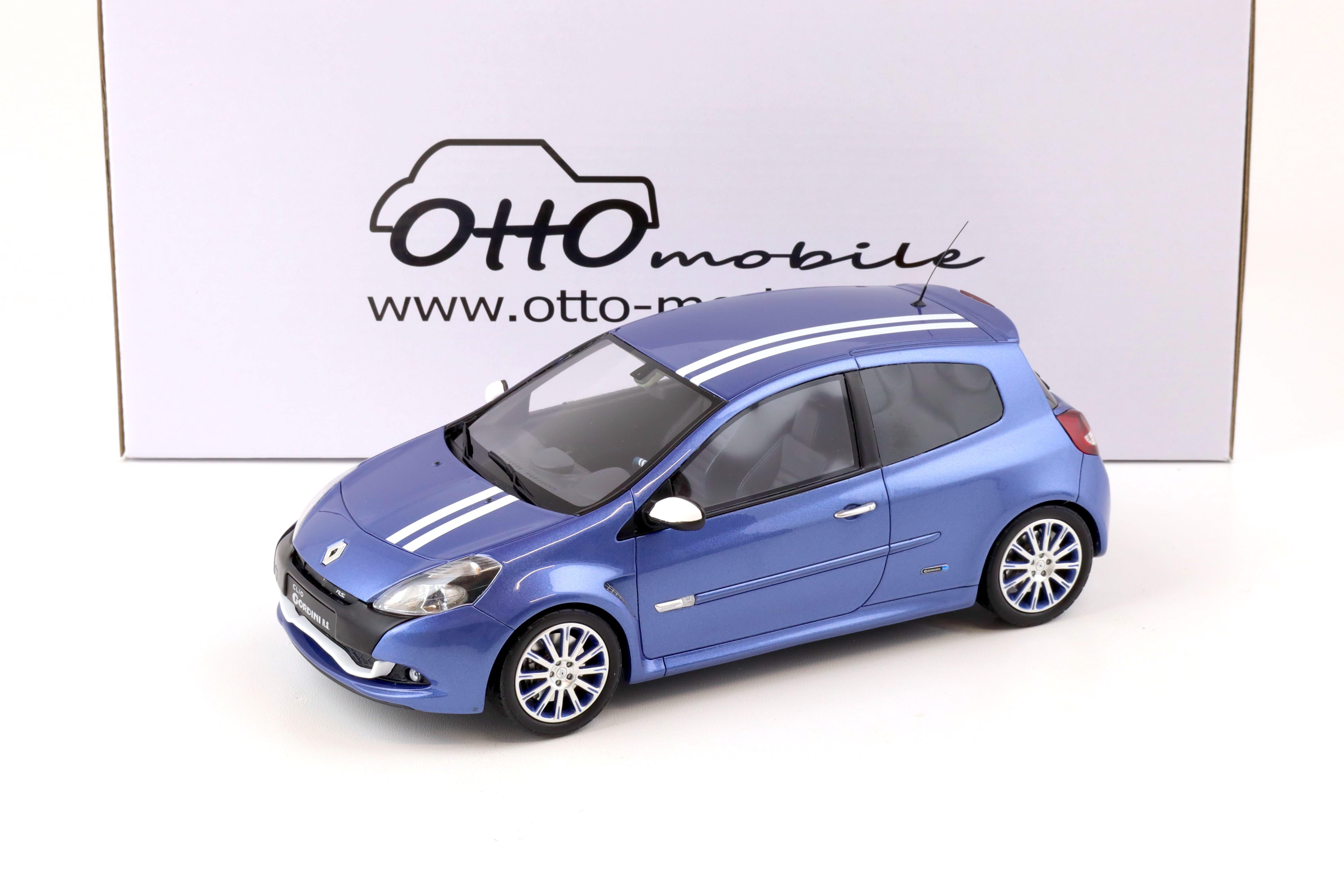 1:18 OTTO mobile OT972 Renault Clio 3 RS Gordini blue 2012