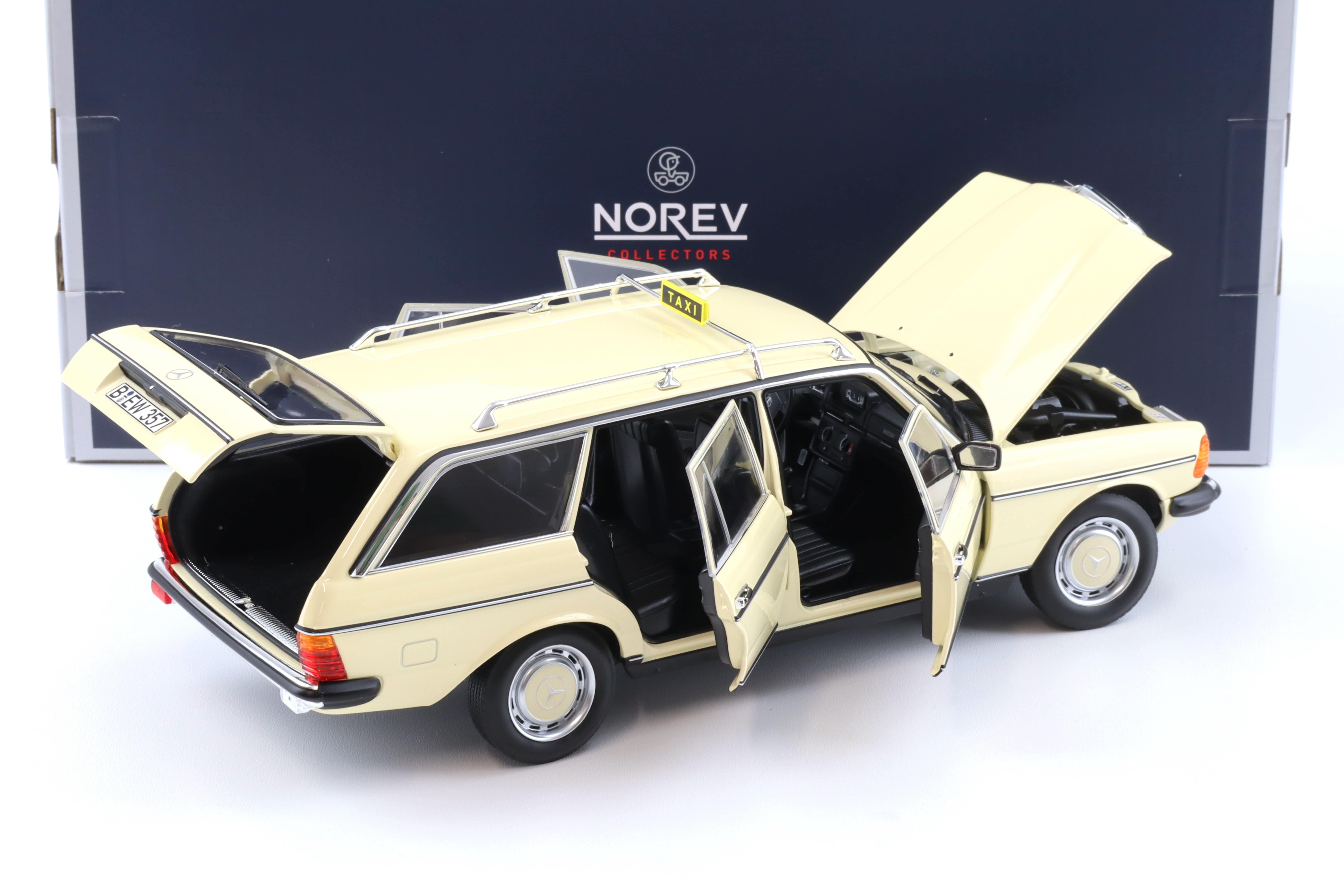 1:18 Norev Mercedes 200T W123 T-Modell 1982 TAXI beige 183731