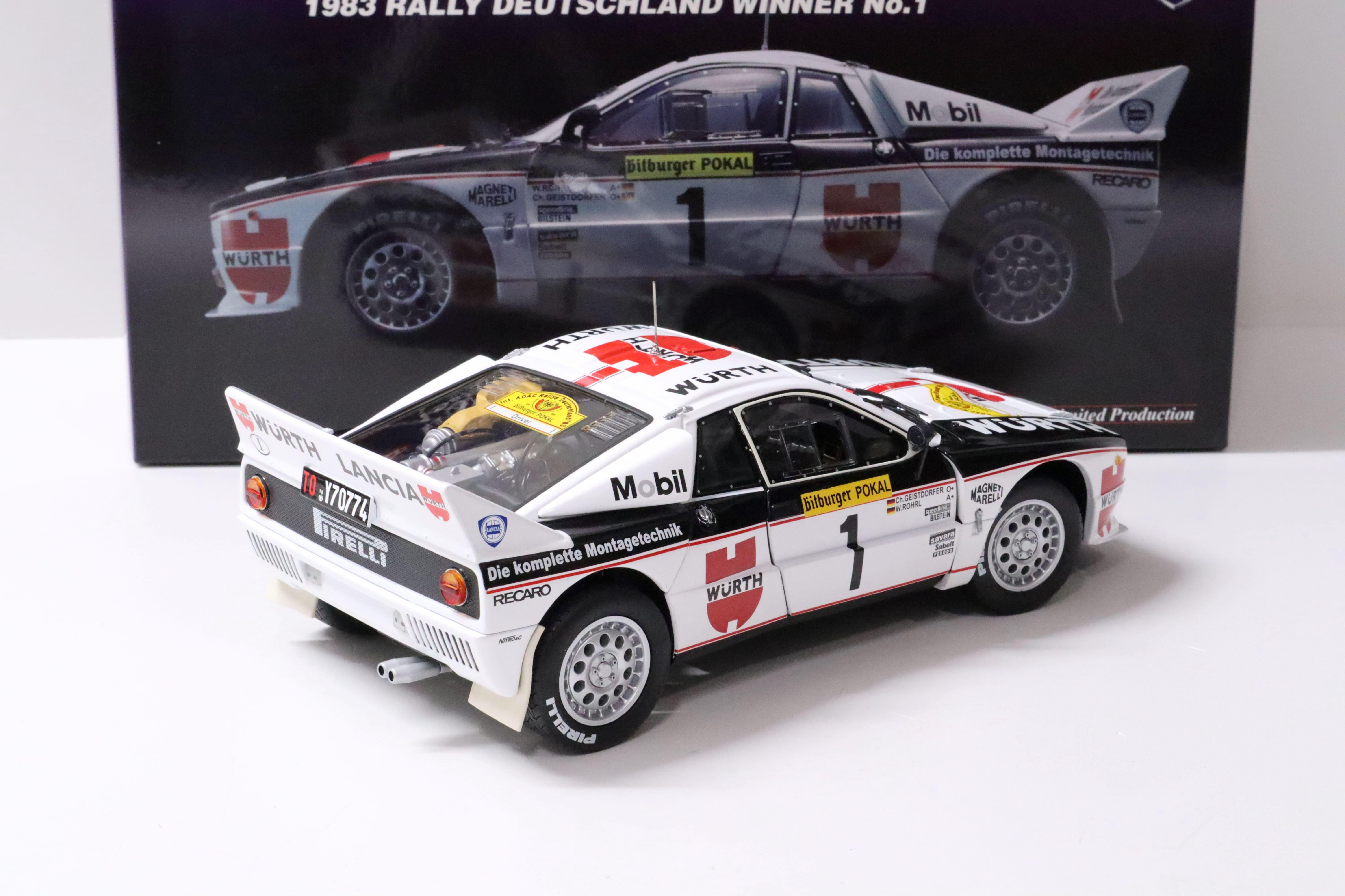 1:18 Kyosho Lancia 037 Rally Deutschland Winner #1 WÜRTH