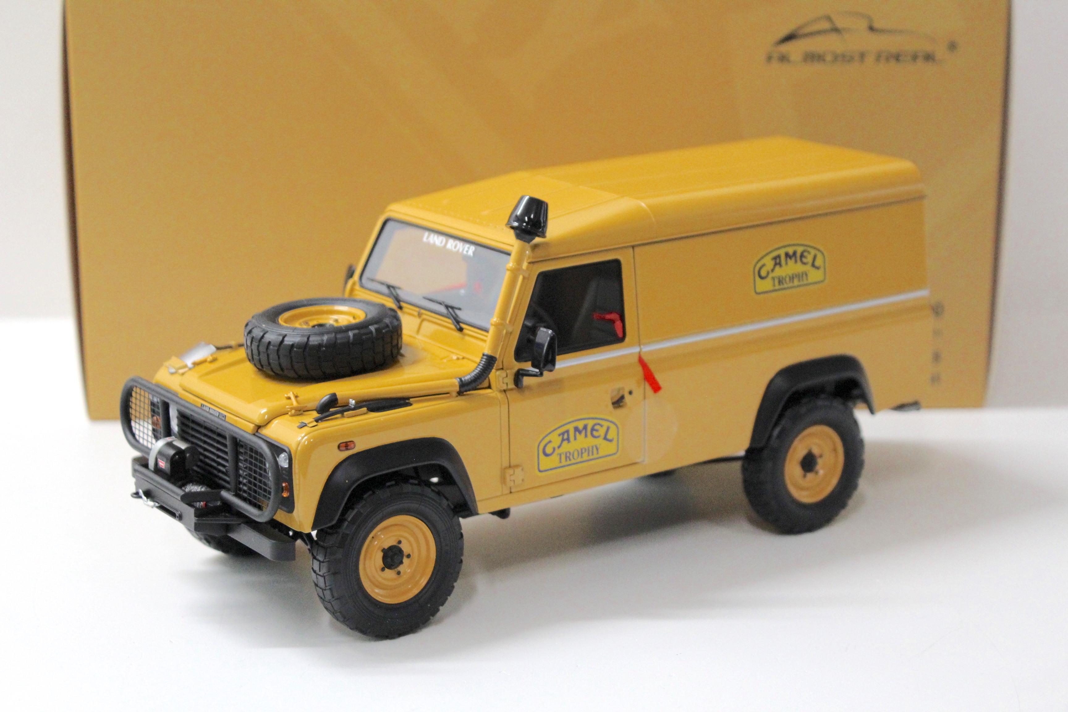 1:18 Almost Real Land Rover 110 Defender Camel Trophy Support Unit Borneo 1985