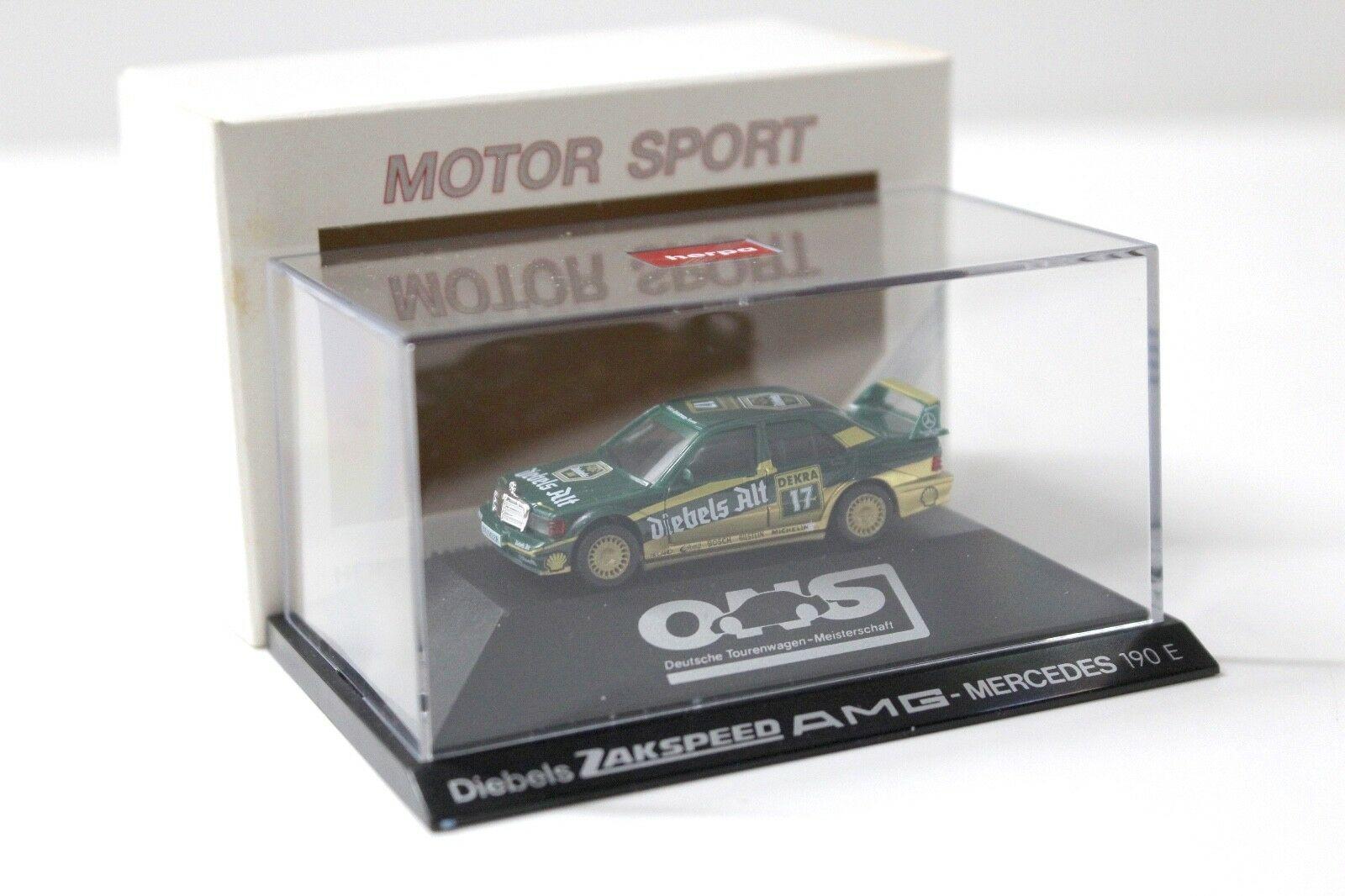 1:87 Herpa ZAKSPEED AMG Mercedes 190E Diebels #17