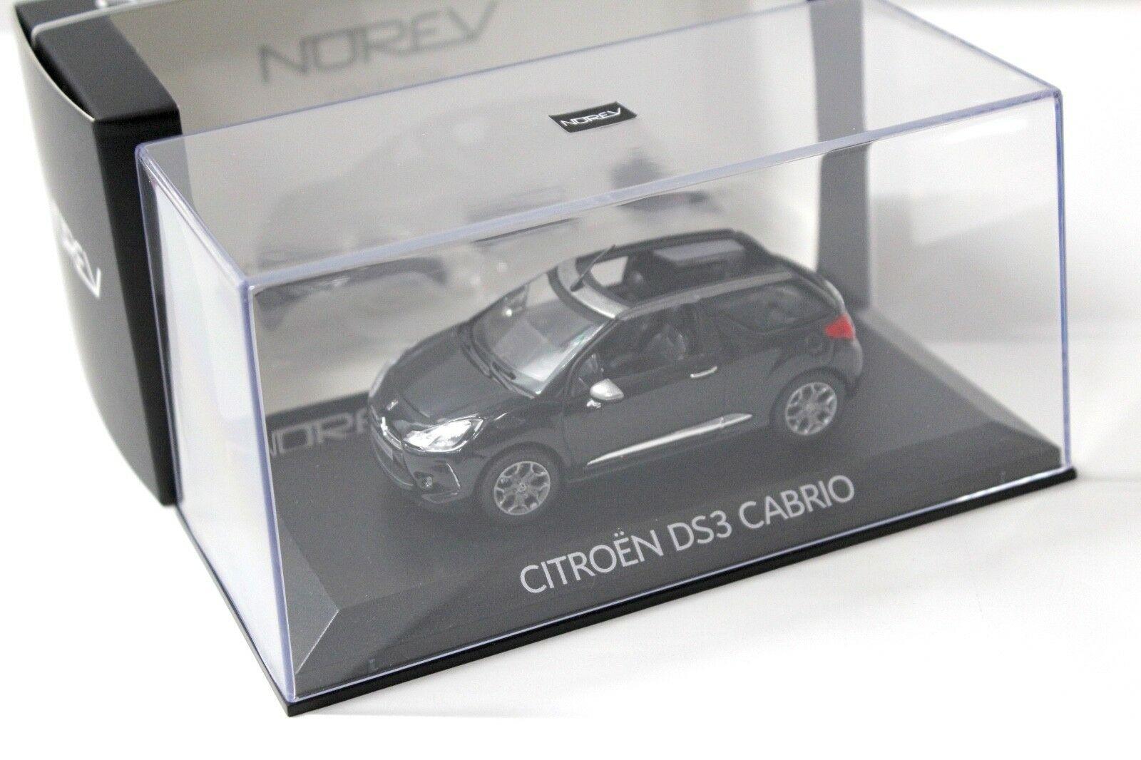1:43 Norev Citroen DS3 Cabrio black 2013 
