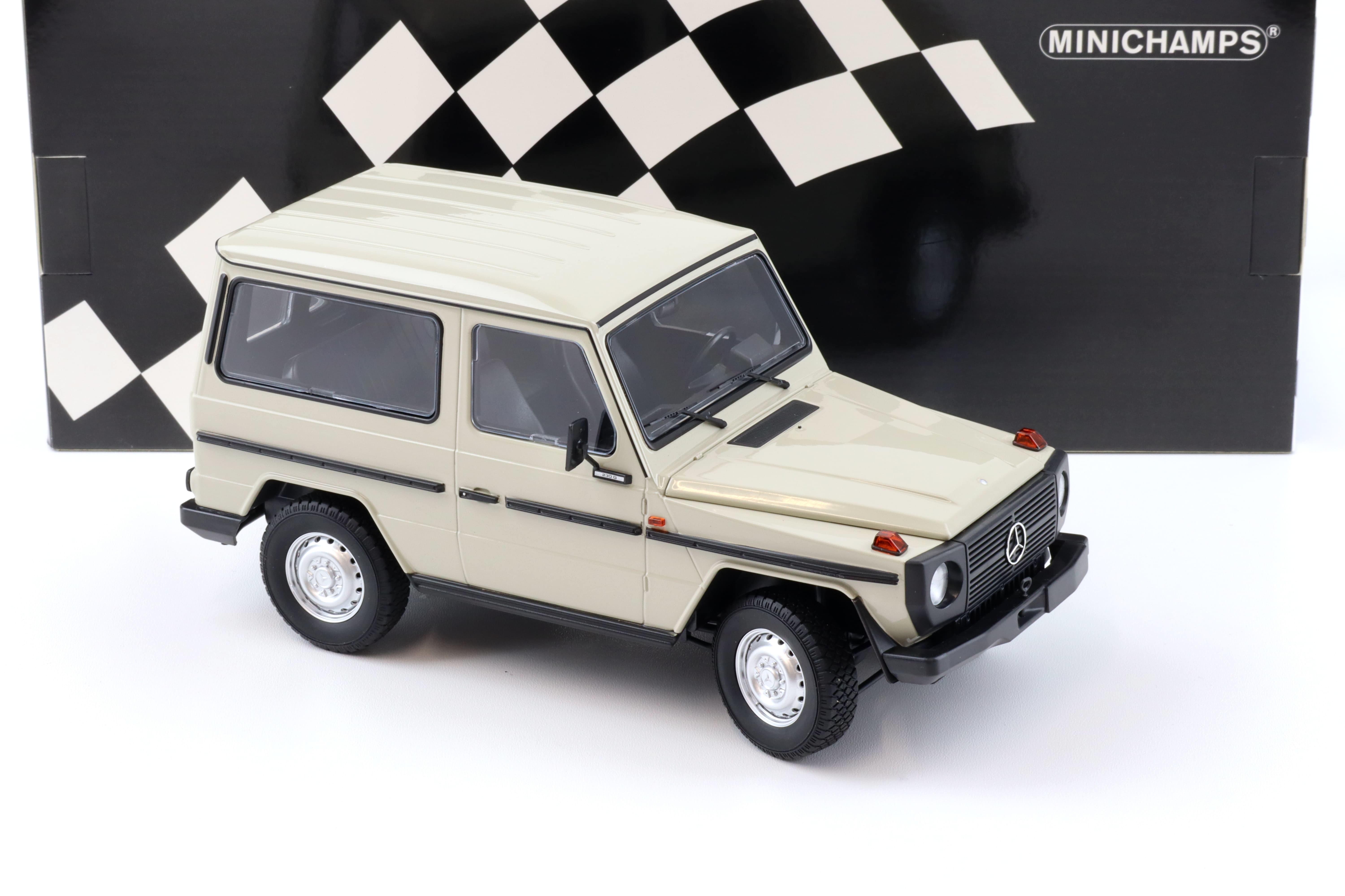 1:18 Minichamps Mercedes G-Klasse 230G G-Model SWB W460 grey 1980